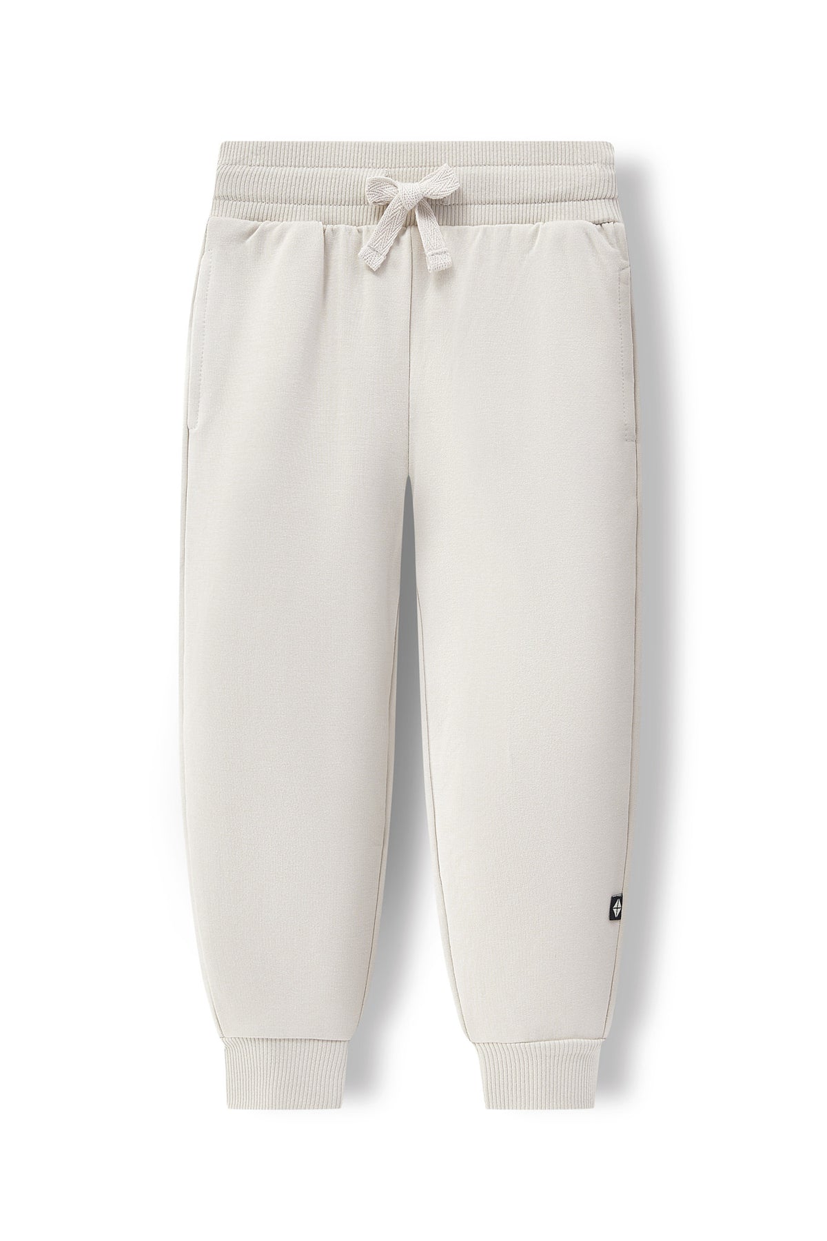 Jogger Pant in Oat color on a white background