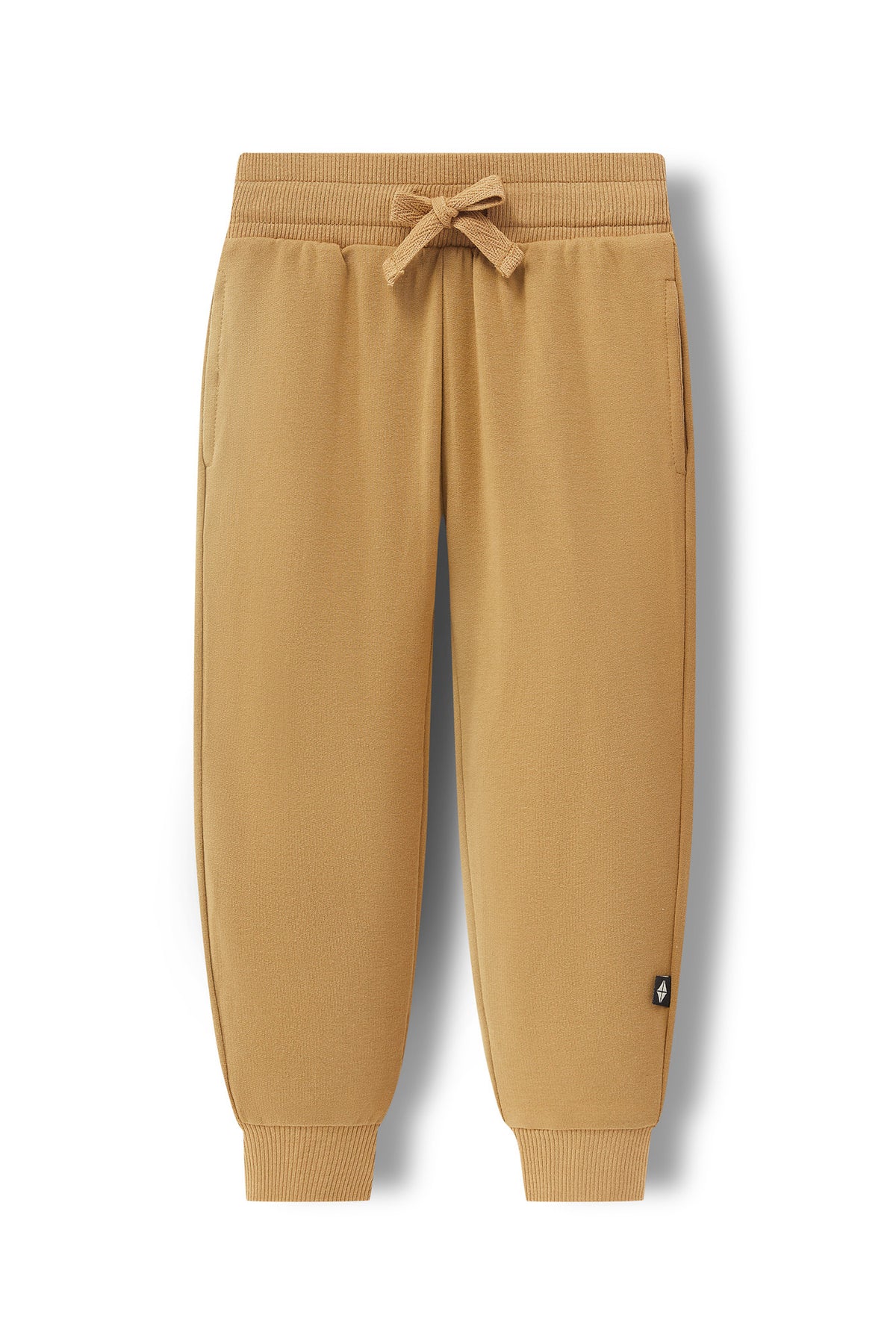 Jogger Pant in Ochre color on a white background