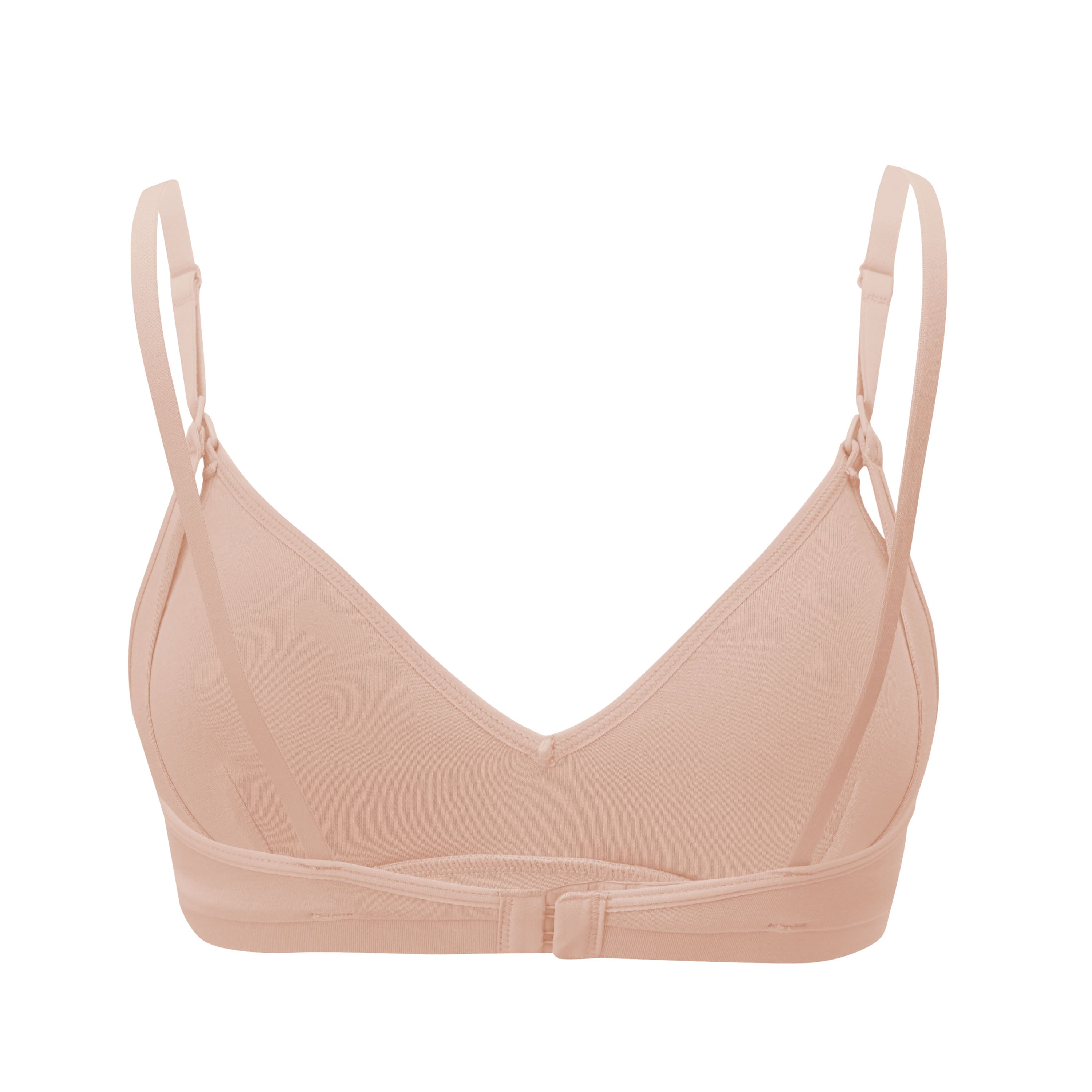 Back view of Women's Nursing Bra in Chai