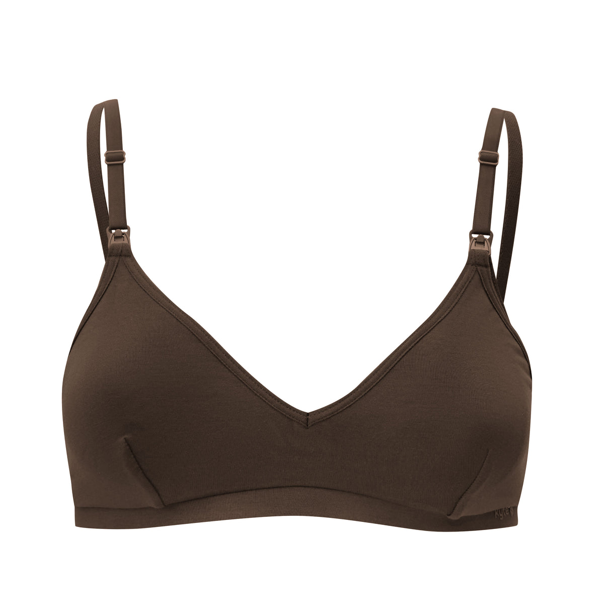 front view of Women's Nursing Bra in Toffee