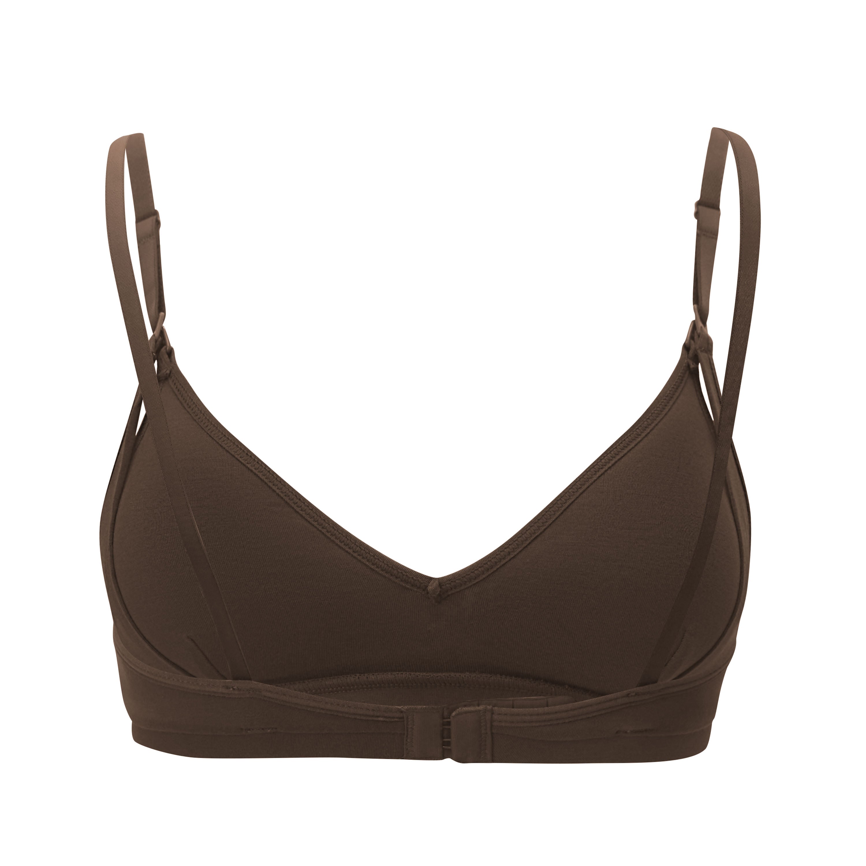 back view of Women's Nursing Bra in Toffee