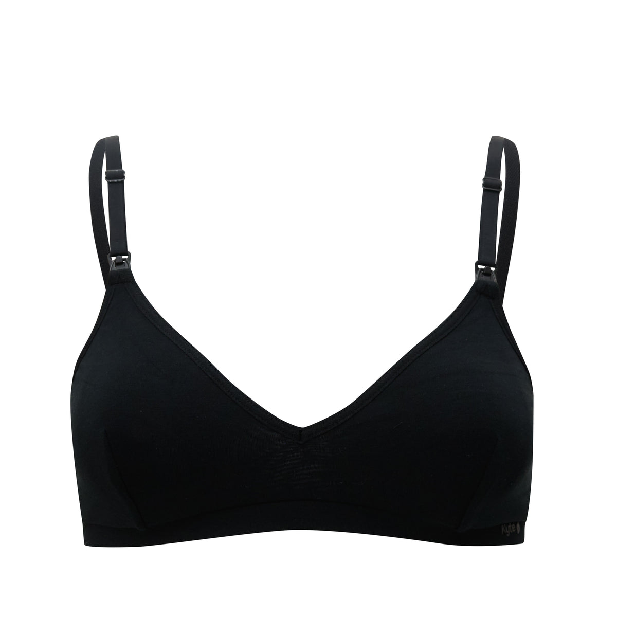 Front view of Women's Nursing Bra in Midnight