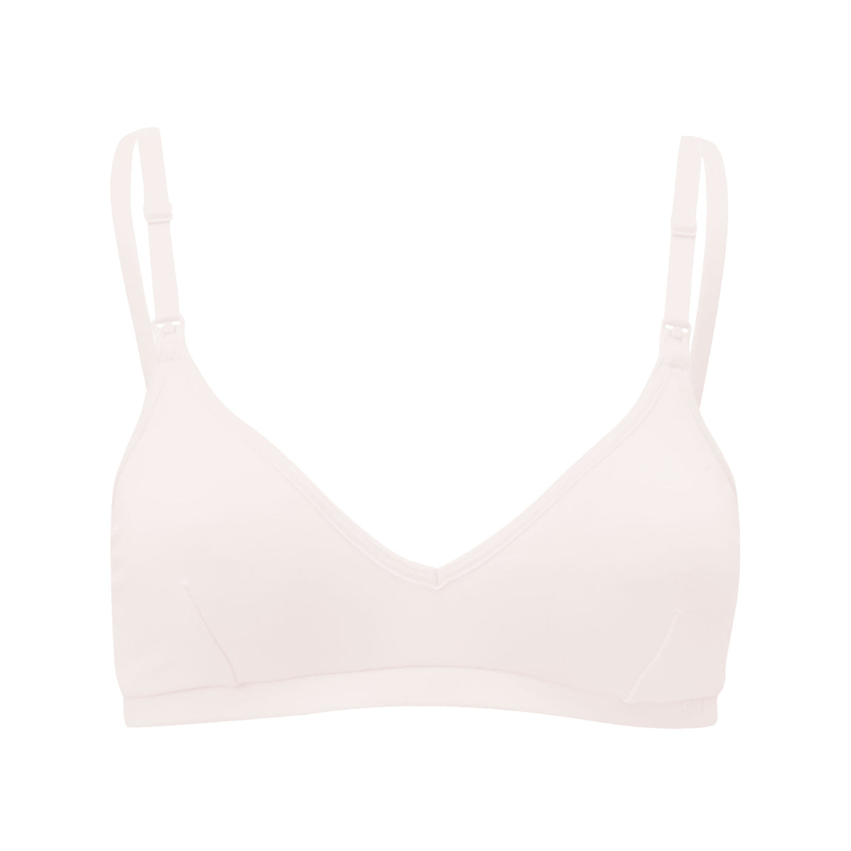 Front view of Women's Nursing Bra in Blonde