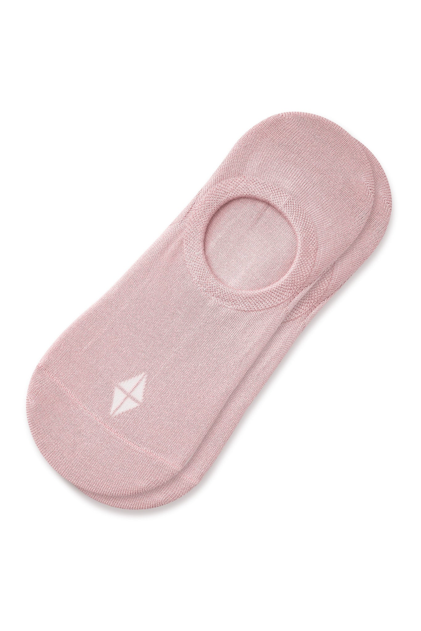 Women's No Show Socks 3-Pack in Blush laying flat on a white background.