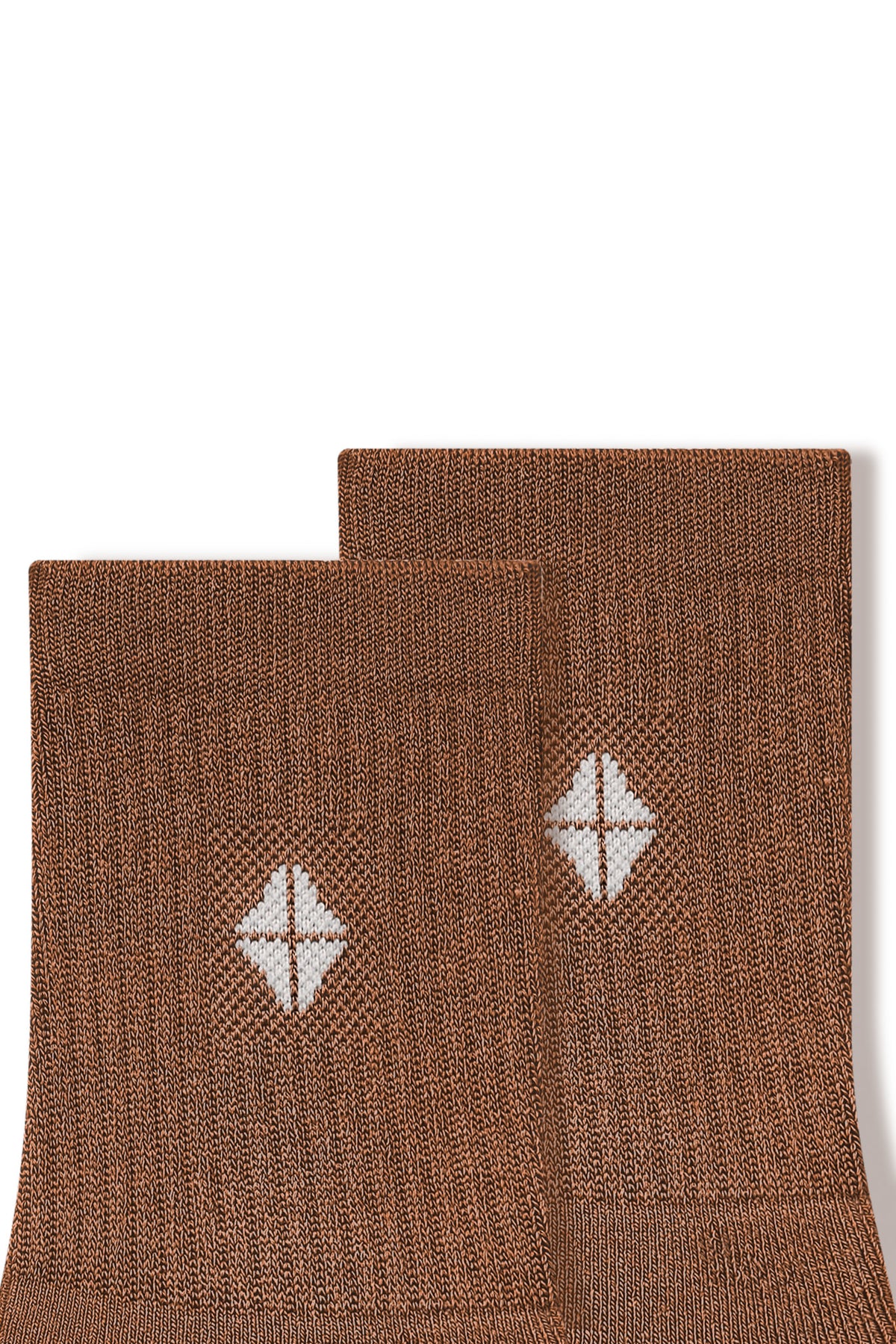 Adult Crew Socks in Latte