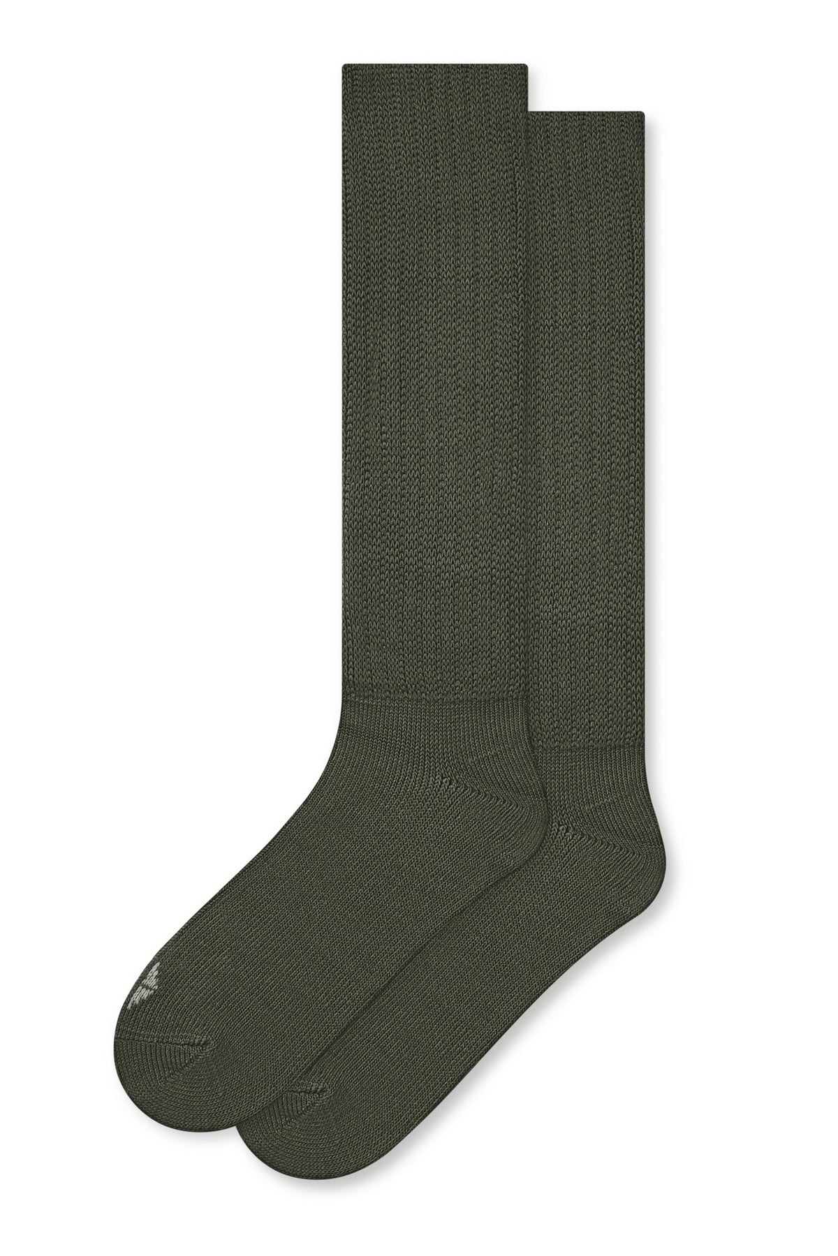 Adult Scrunch Socks in Fir on a white background