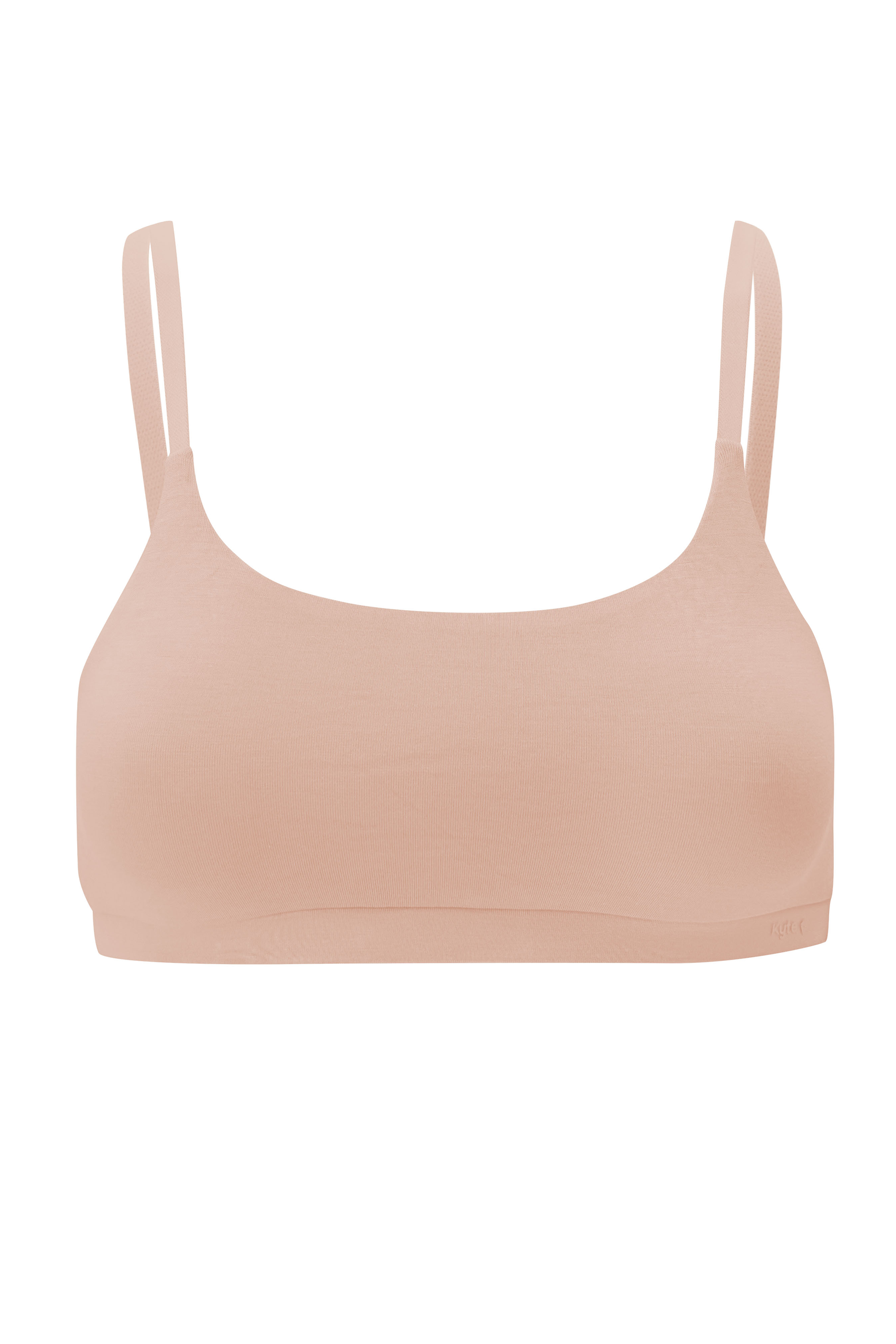 Women's Scoop Neck Bralette in Chai