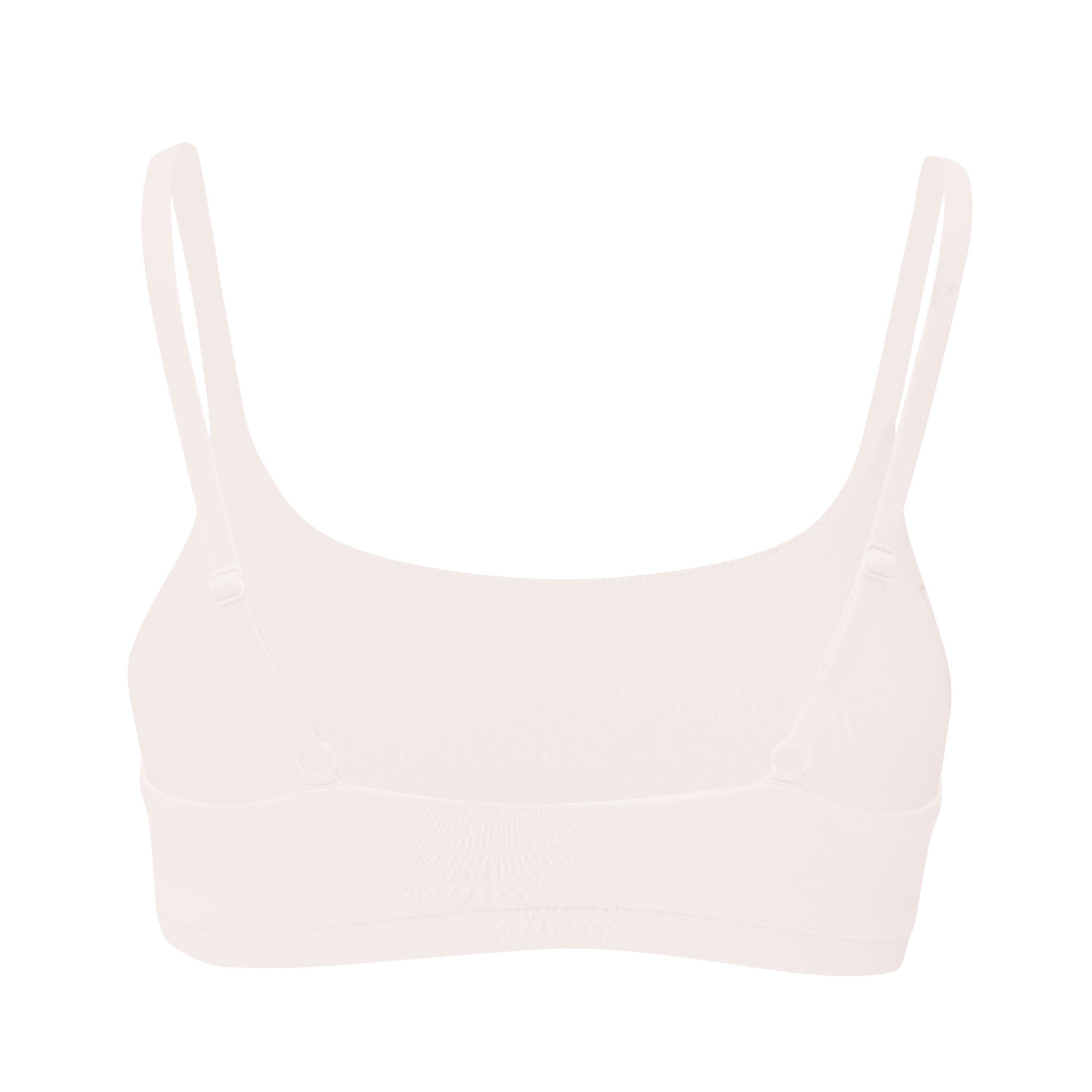 back view of Women's Scoop Neck Bralette in Blonde