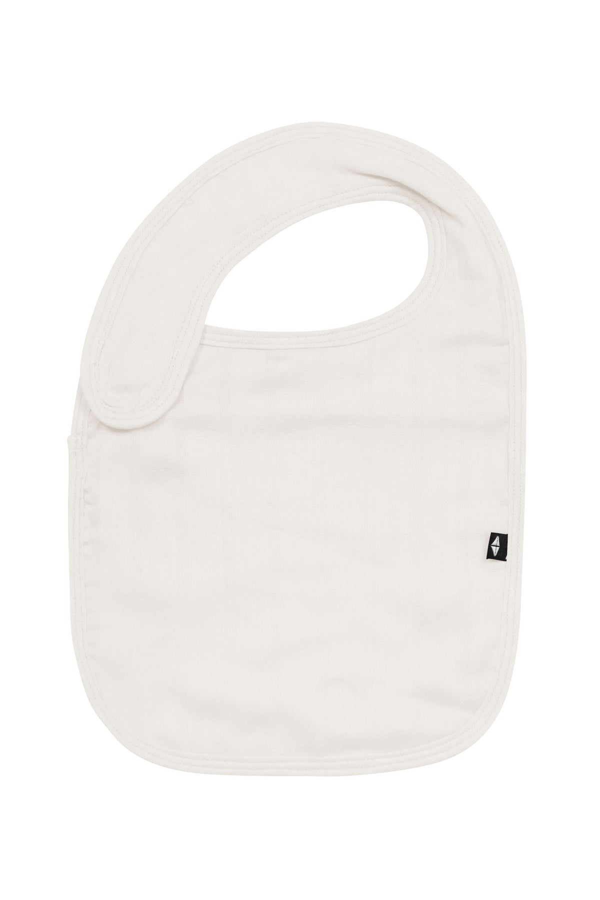 Front of Kyte Baby Muslin Bib in Oat