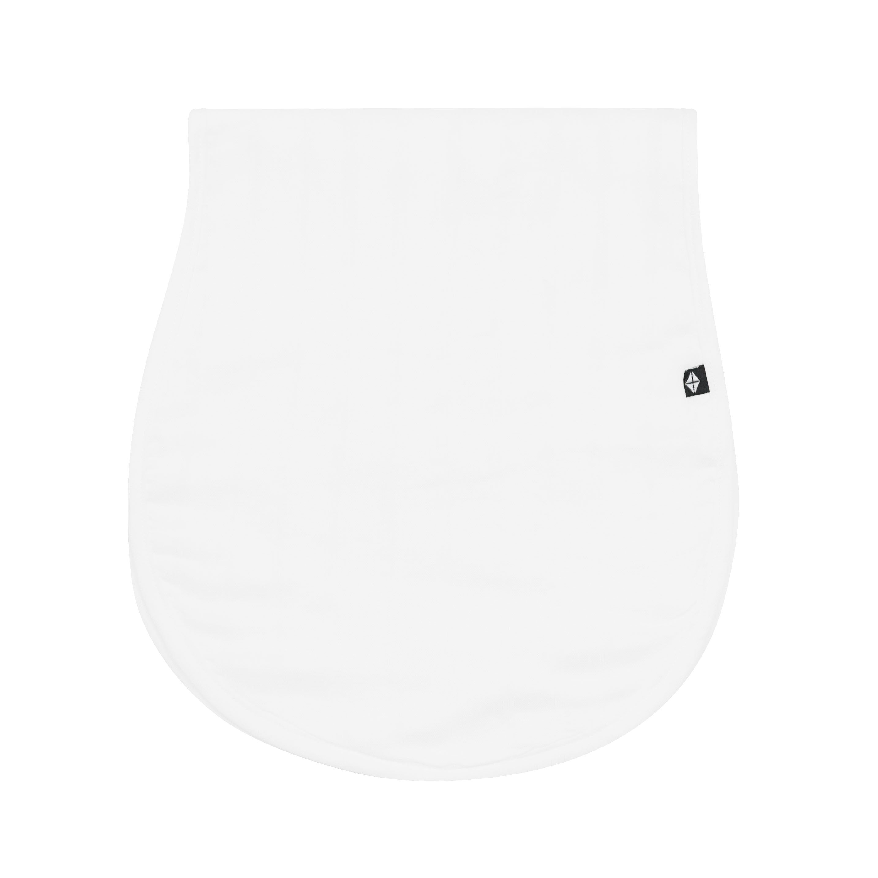 Bamboo Muslin Burp Cloth in Cloud White