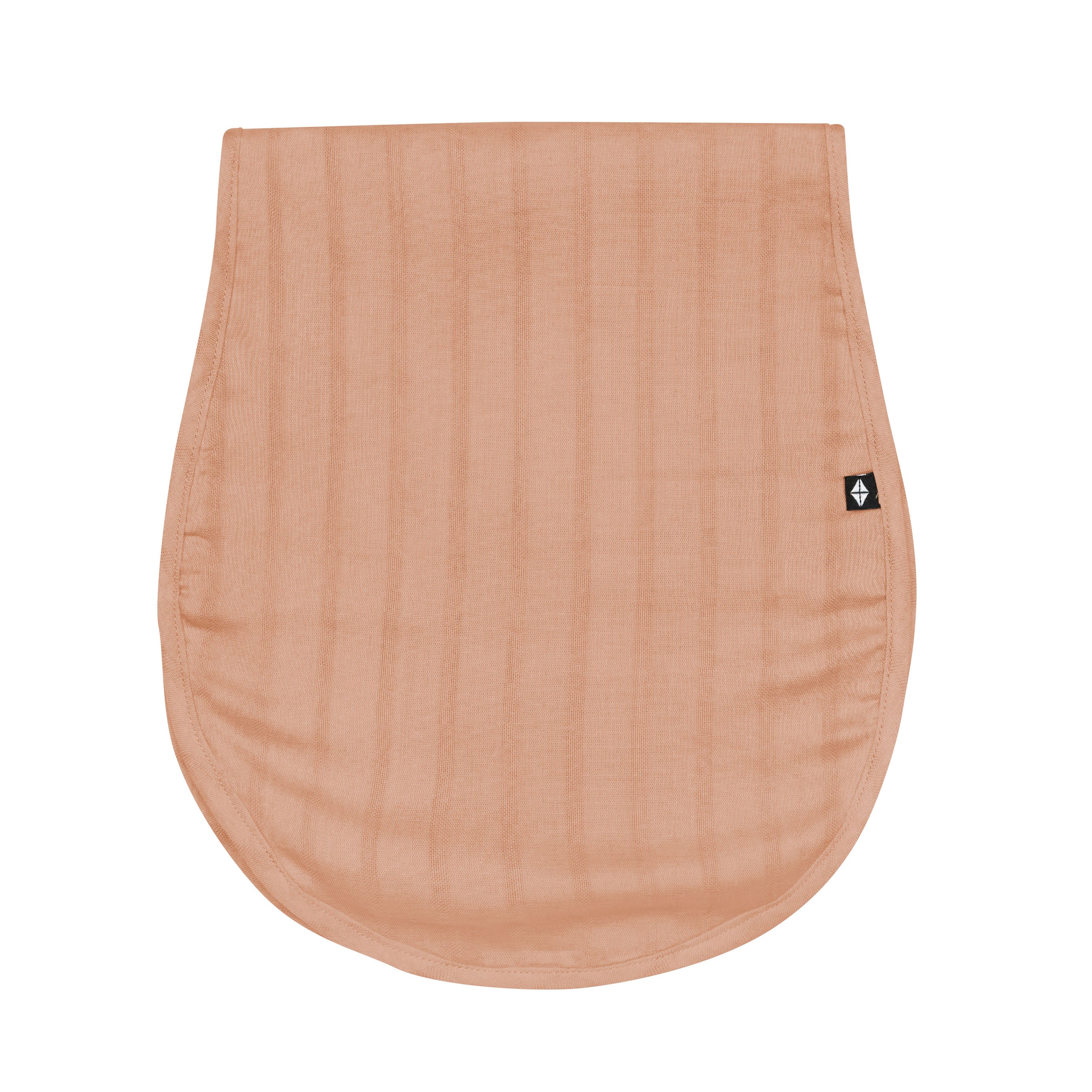Bamboo Muslin Burp Cloth in Fawn Orange