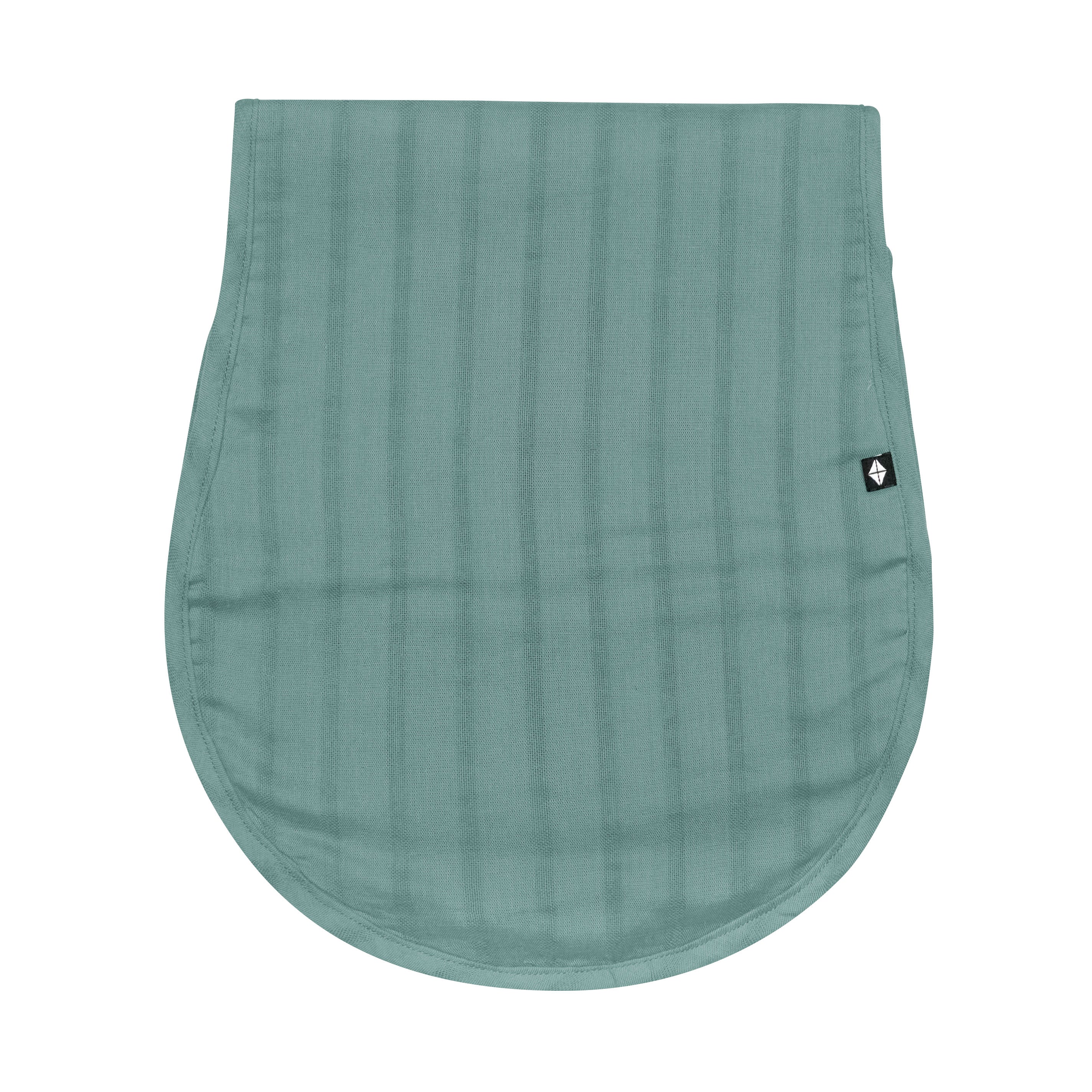 Bamboo Muslin Burp Cloth in Pine Green