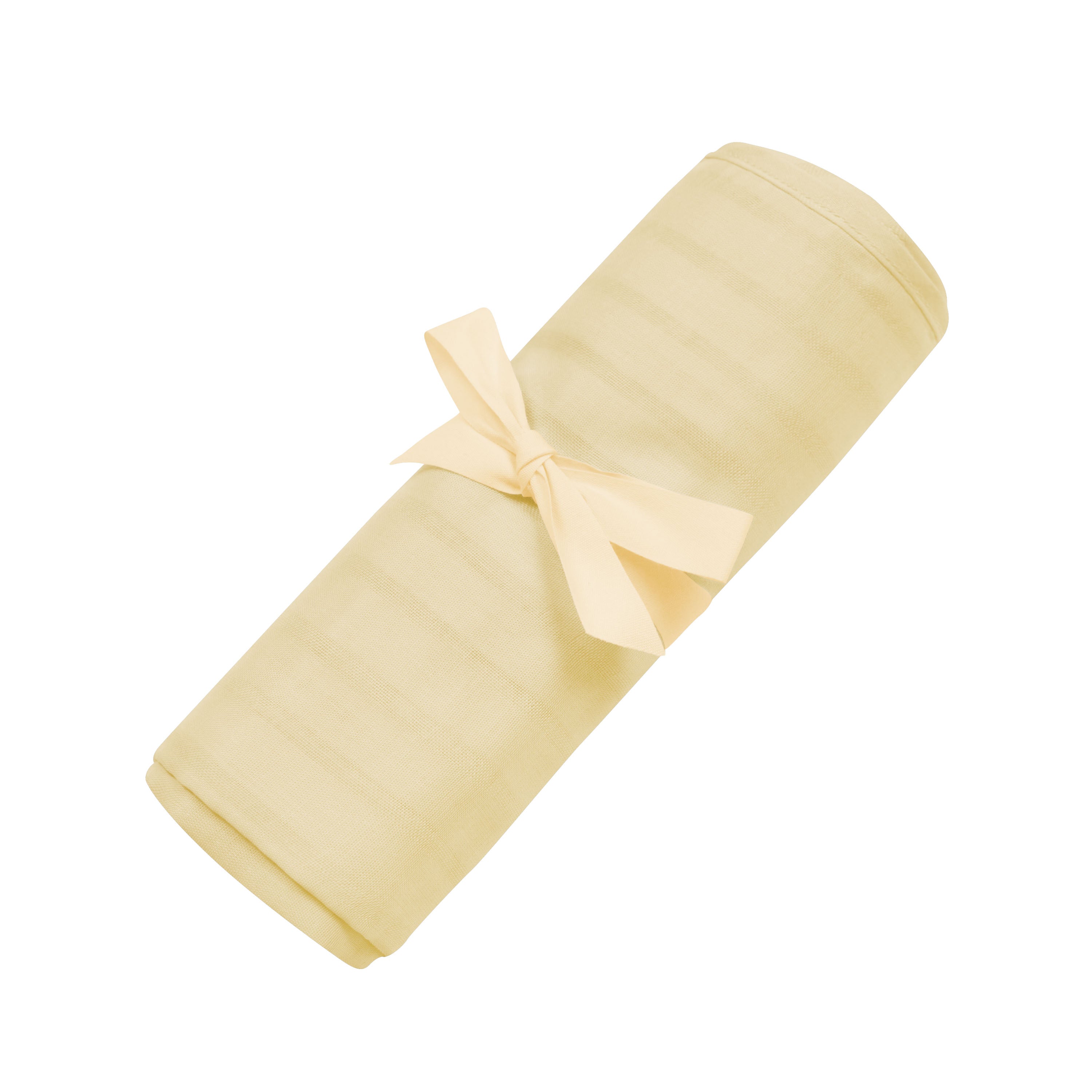 Bamboo Muslin Swaddle Blanket in Wheat Yellow