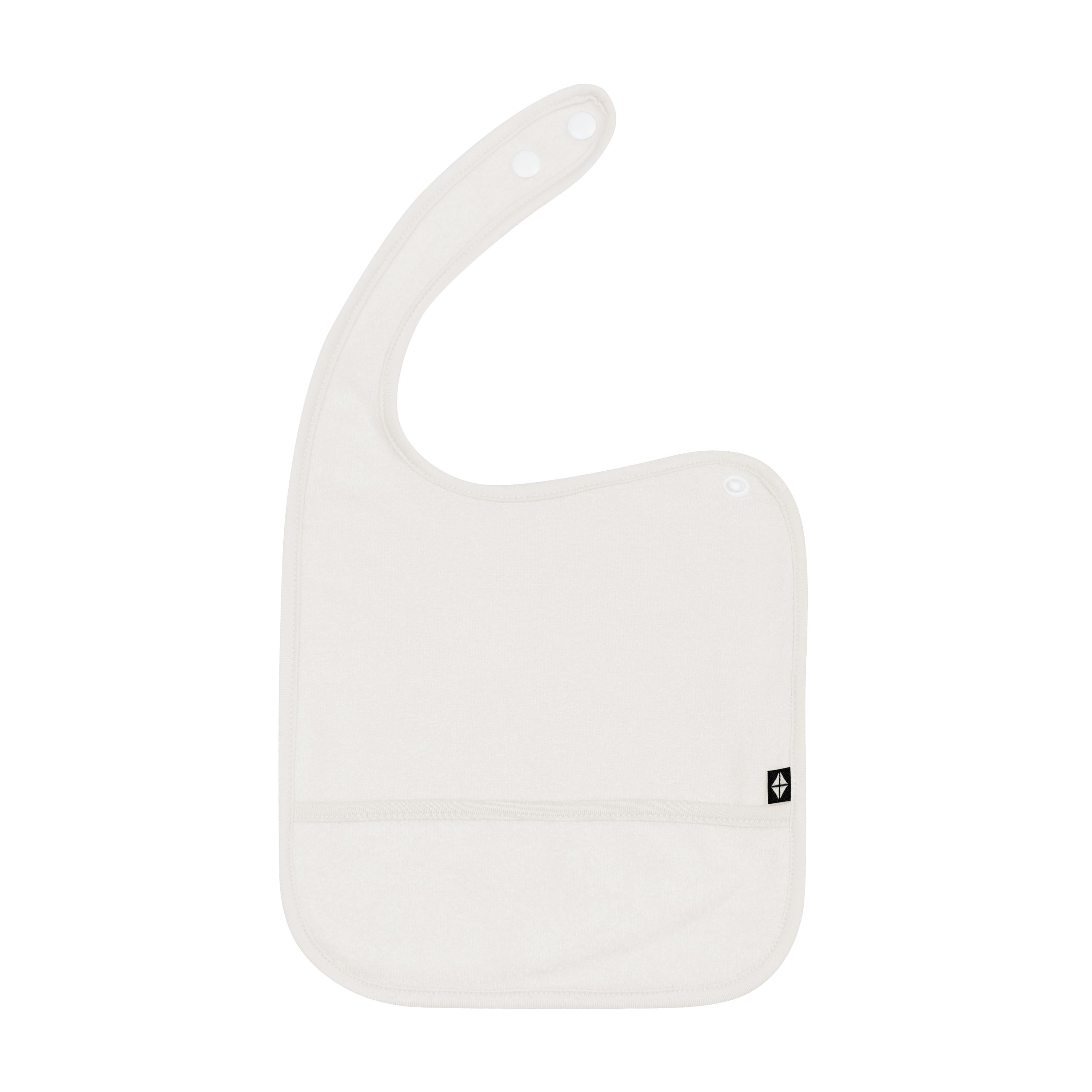 Adjustable Bamboo Terry Pocket Bib in Oat