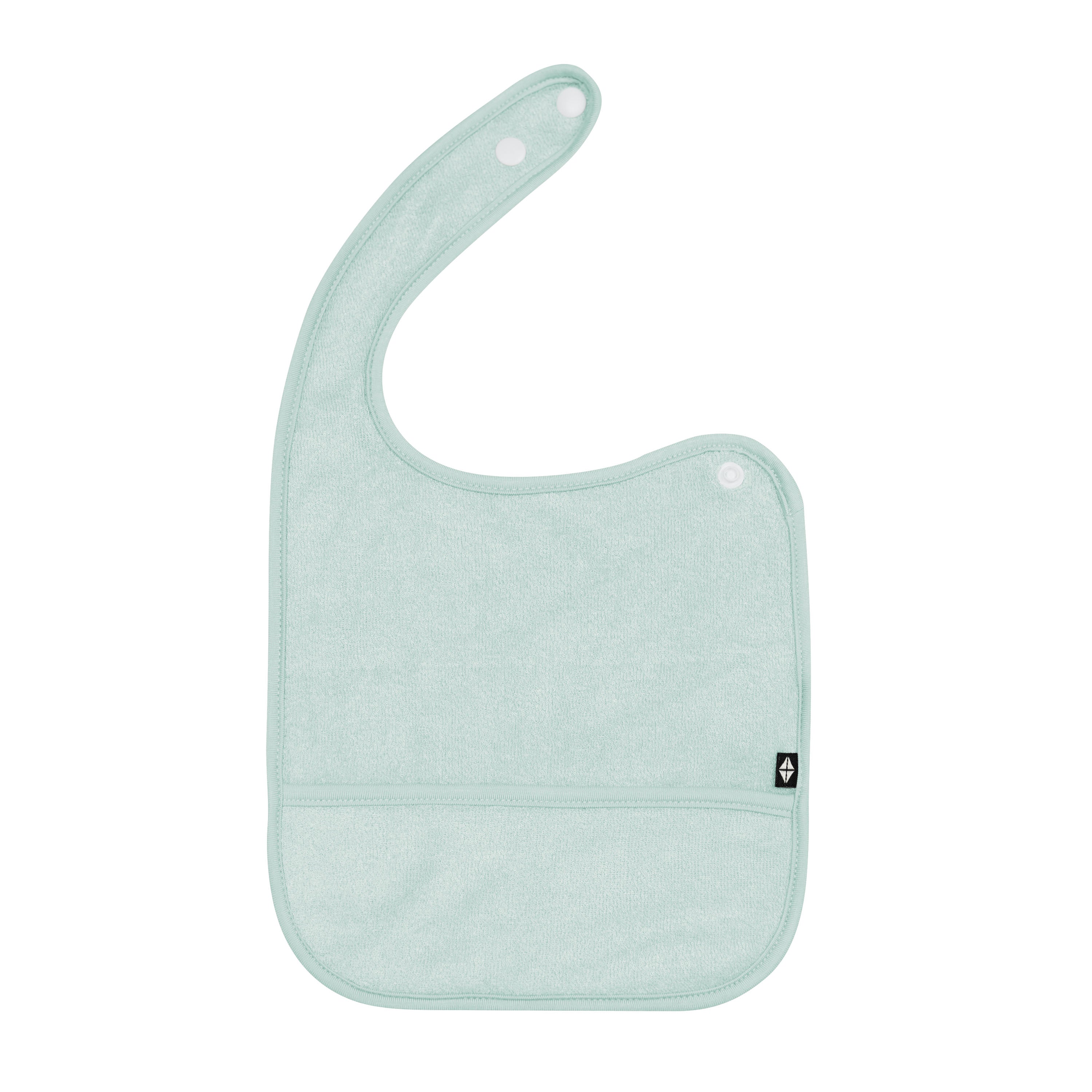 Snaps of Terry Pocket Bib in Sage