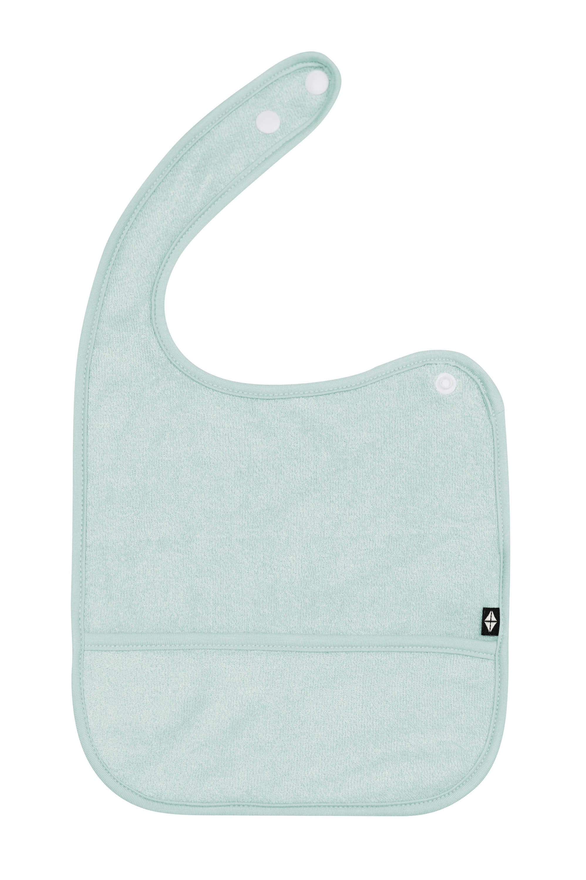 Snaps of Terry Pocket Bib in Sage