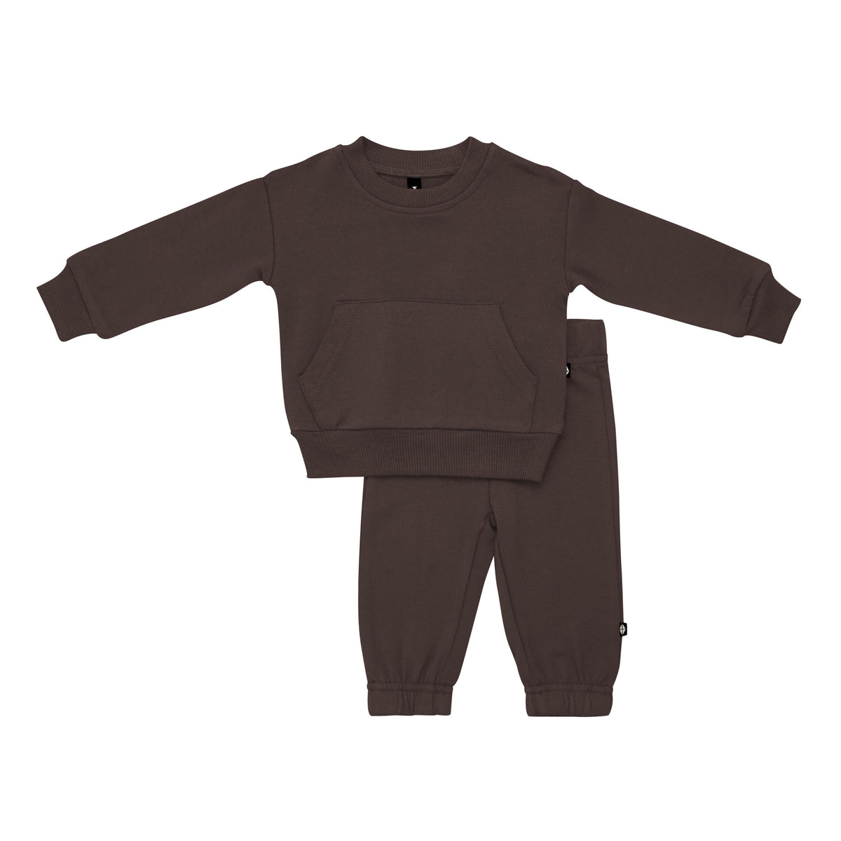 Product photo of the French Terry Jogger Set in Espresso