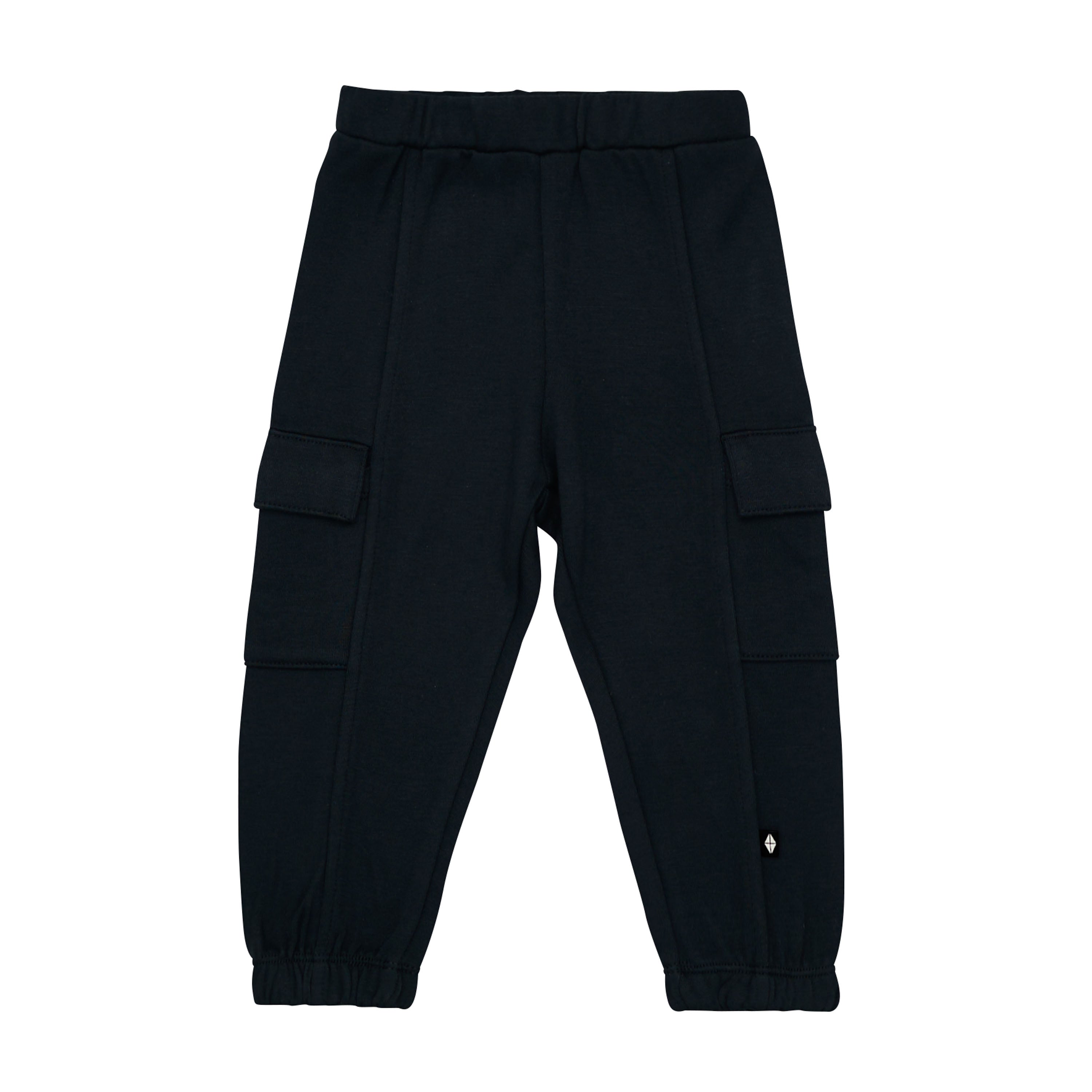 Product photo of the Fleece Cargo Pants in Midnight