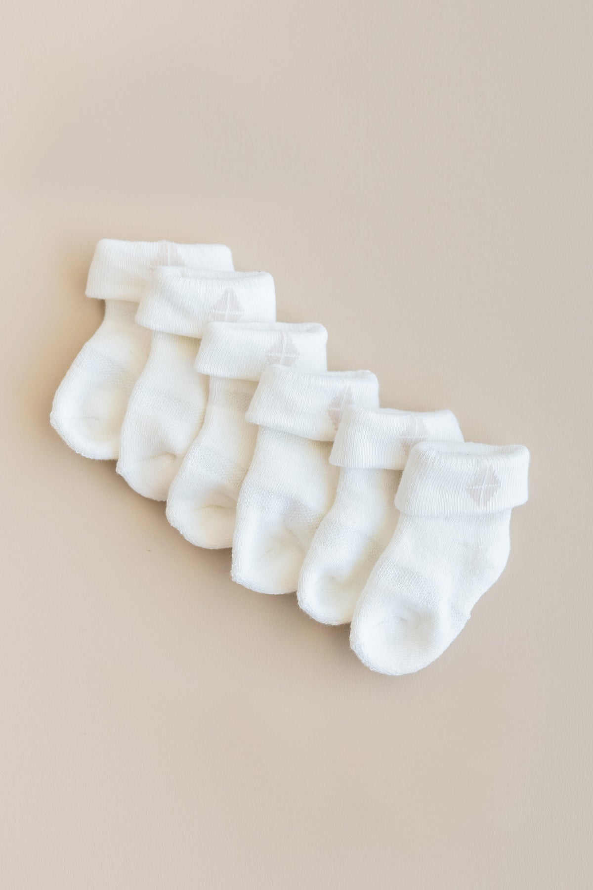 Infant 3-Pack Socks in Cloud white