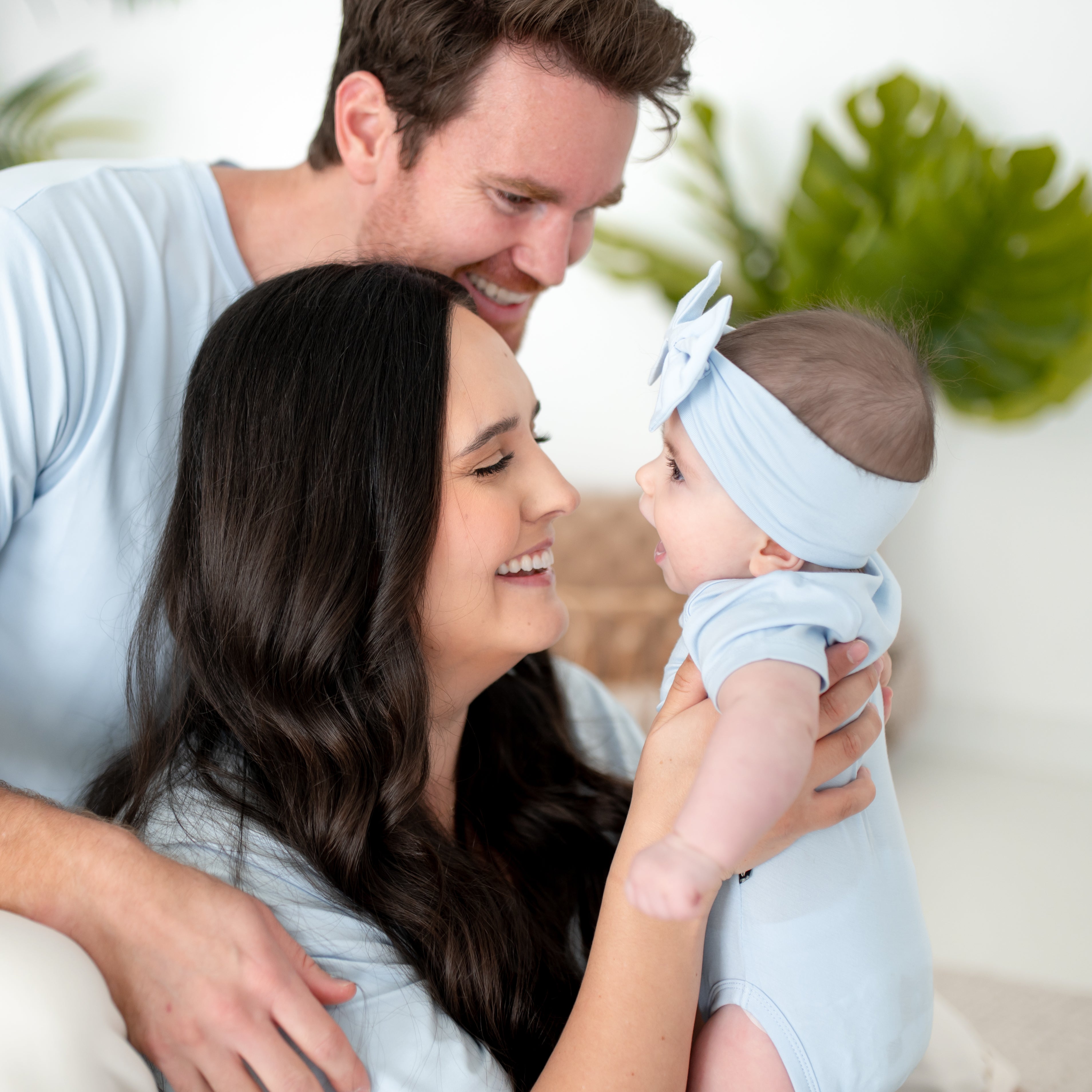 Family of three matching in Breeze
