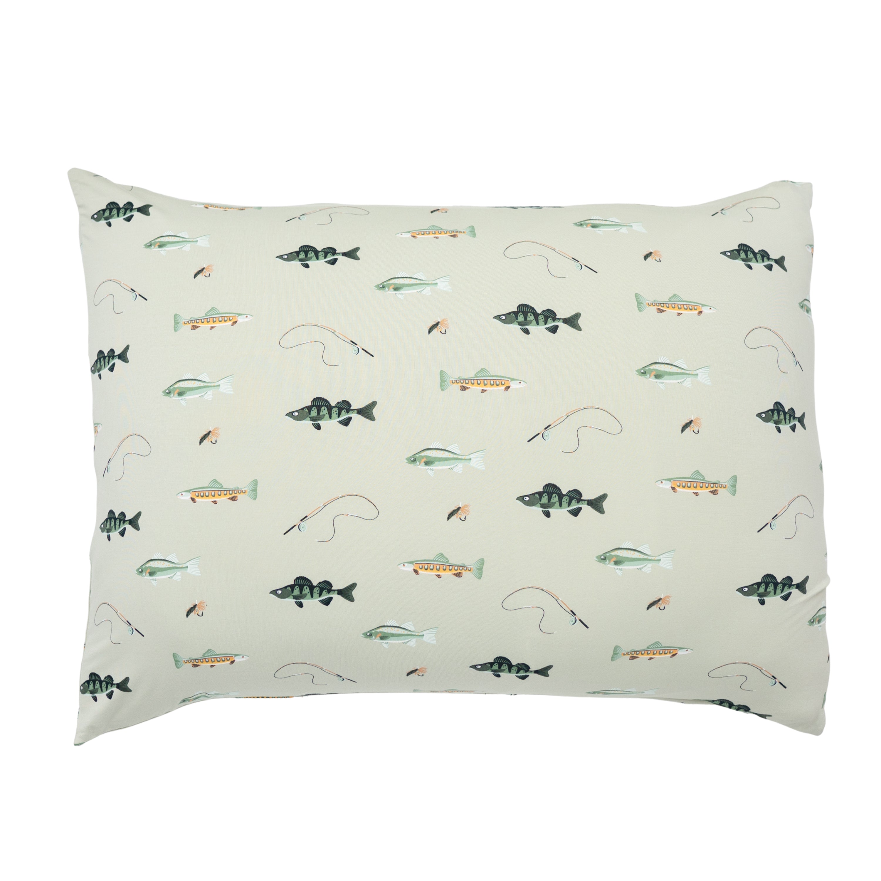 Standard Pillowcase in Fishing