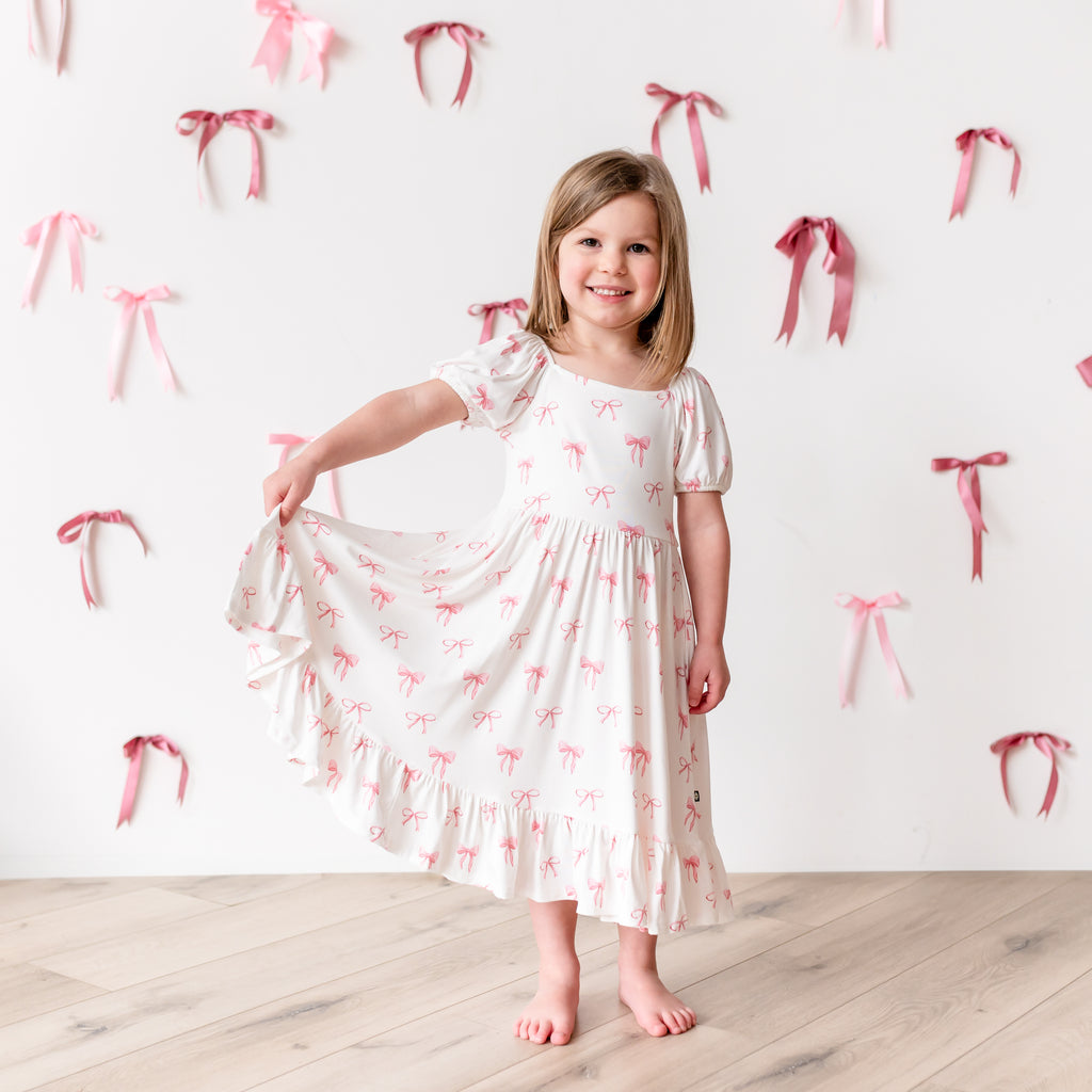 [Mud Pie] Dance Ruffle Tees Bow