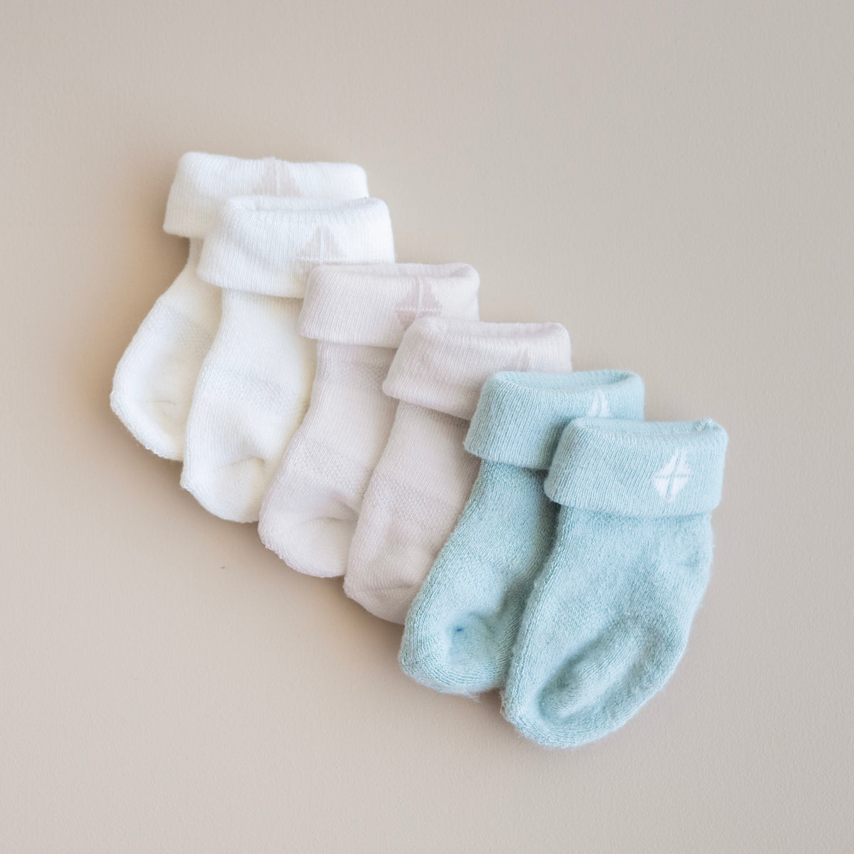 Infant 3-Pack Socks in Neutral colors
