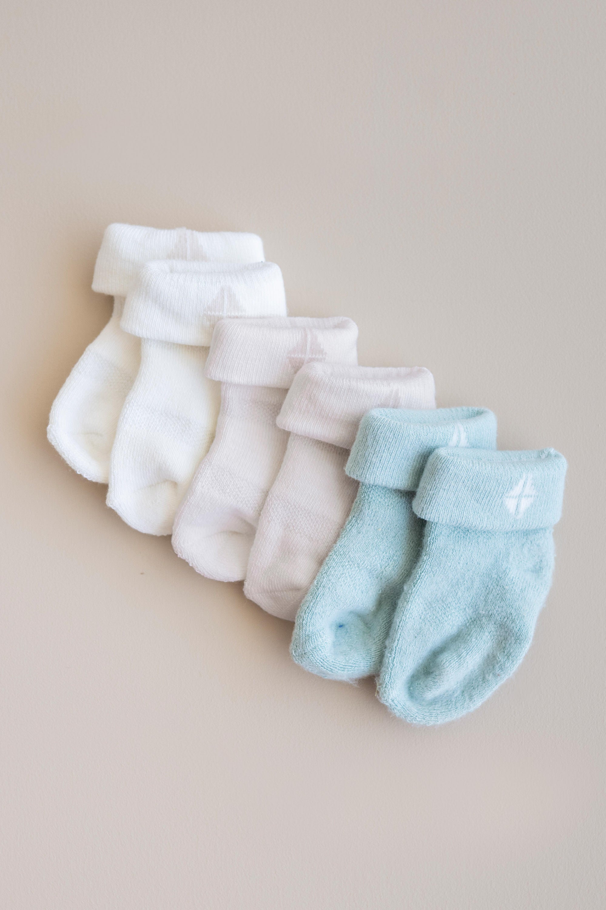 Infant 3-Pack Socks in Neutral colors