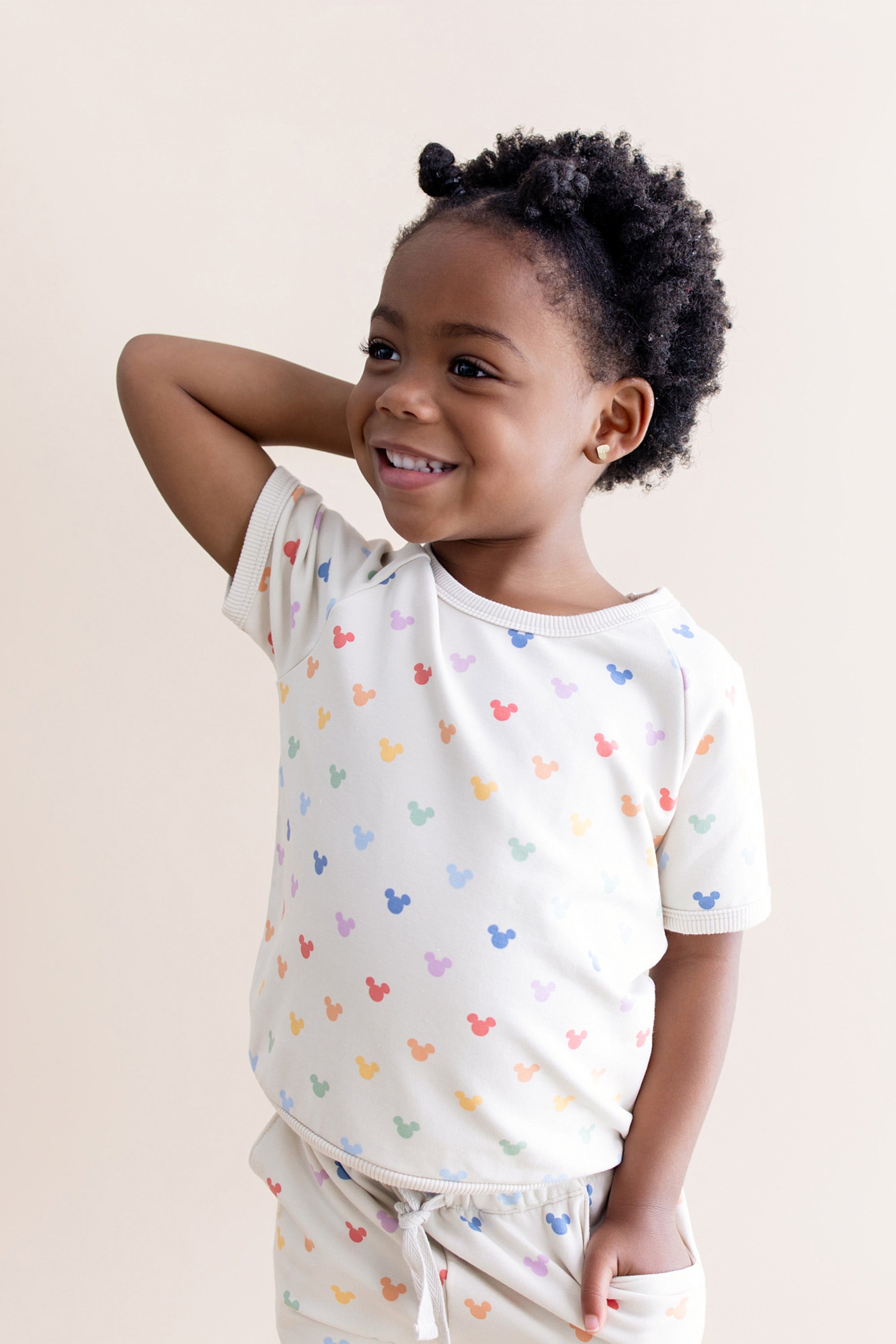 Mickey head patterned tshirt