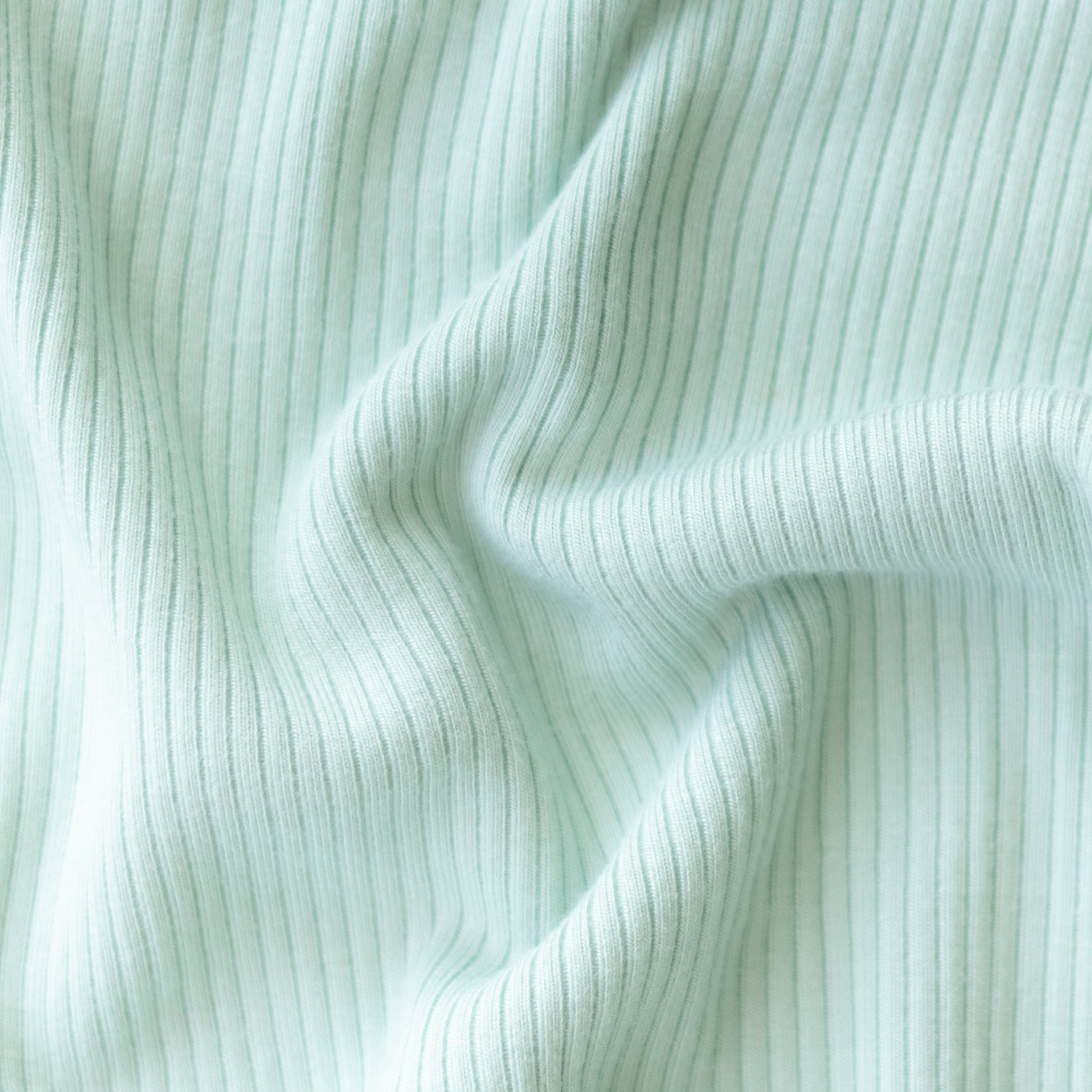 Sage Ribbed Bamboo fabric