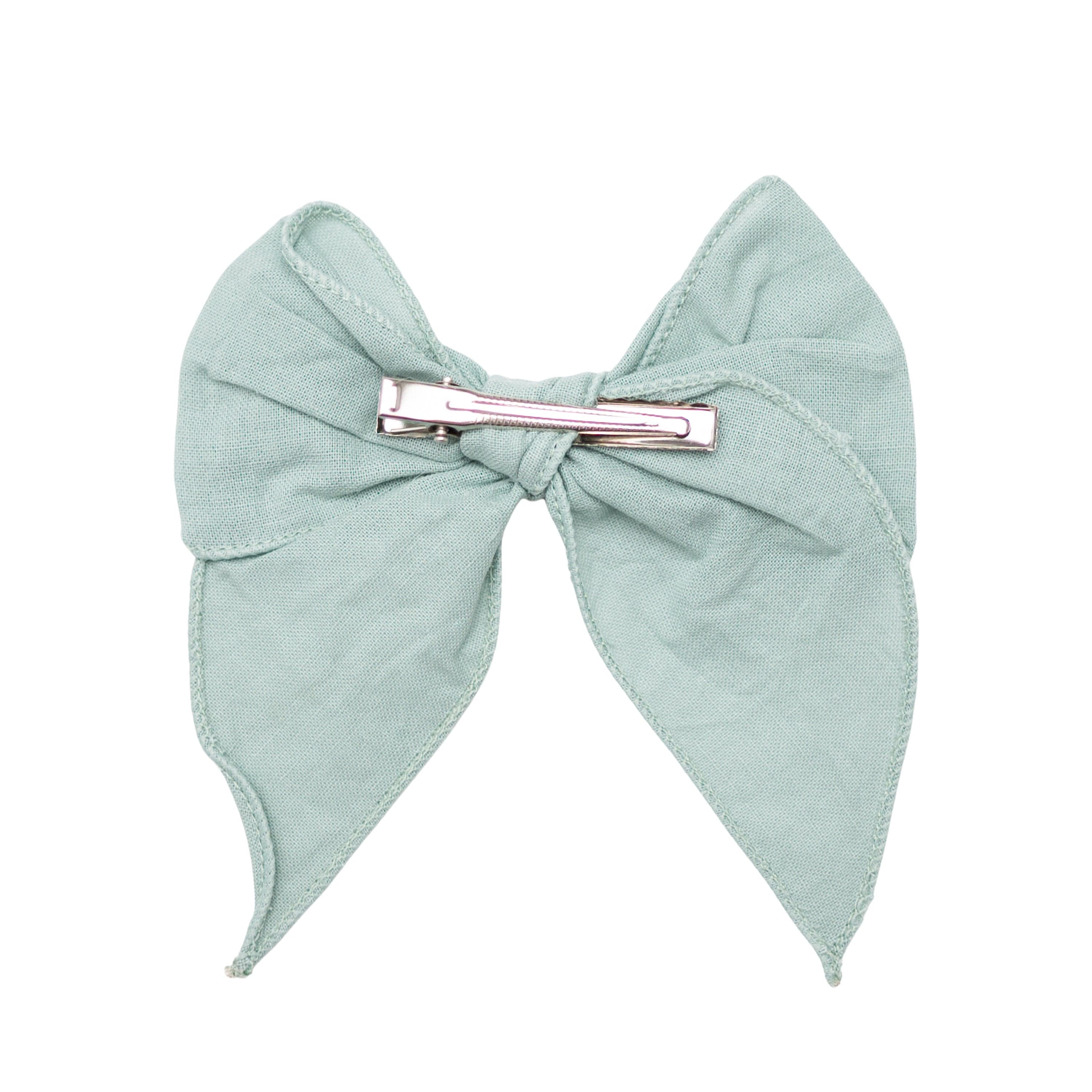 Sage Linen Bow
