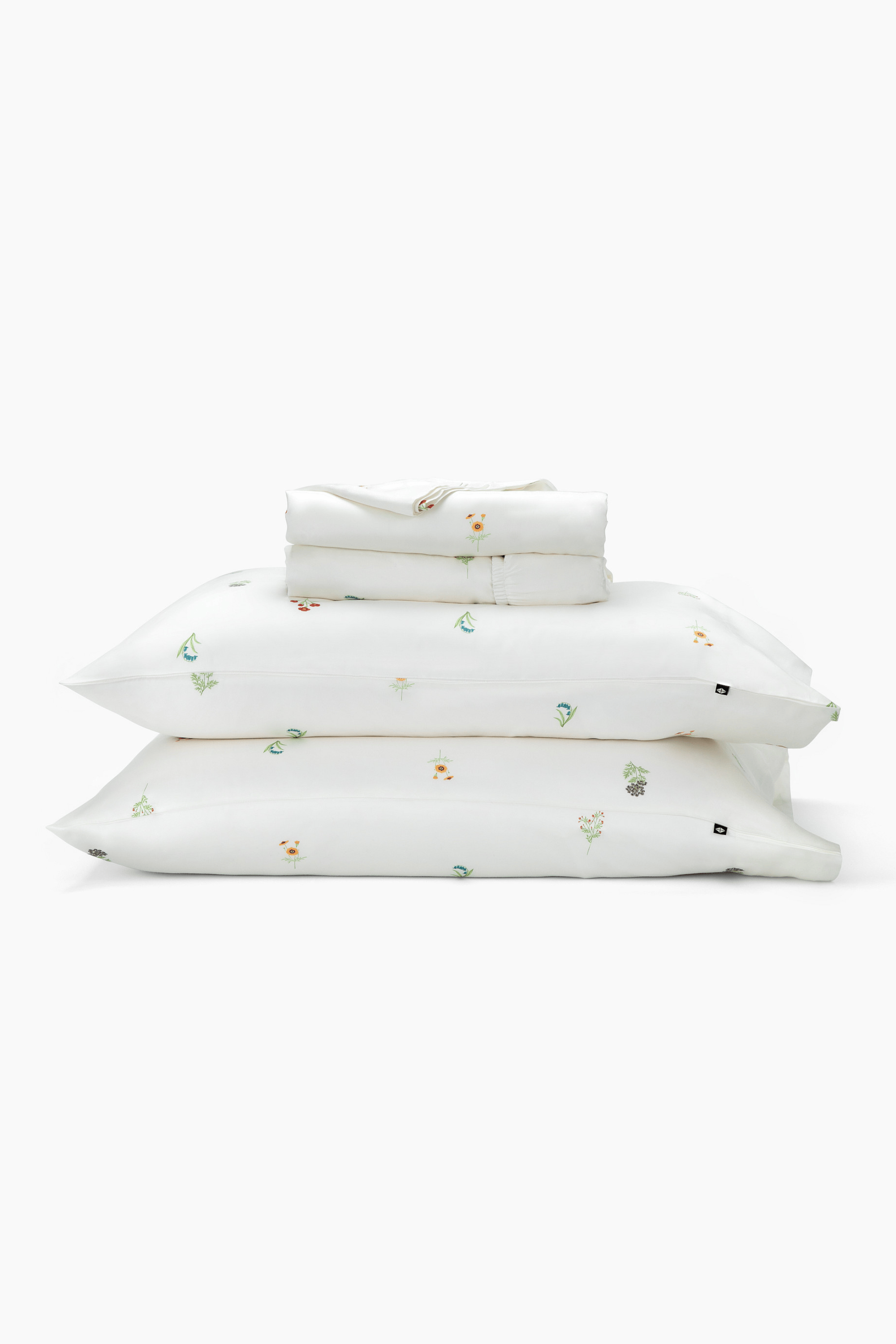 Bamboo Sateen Sheet Set in Wildflower