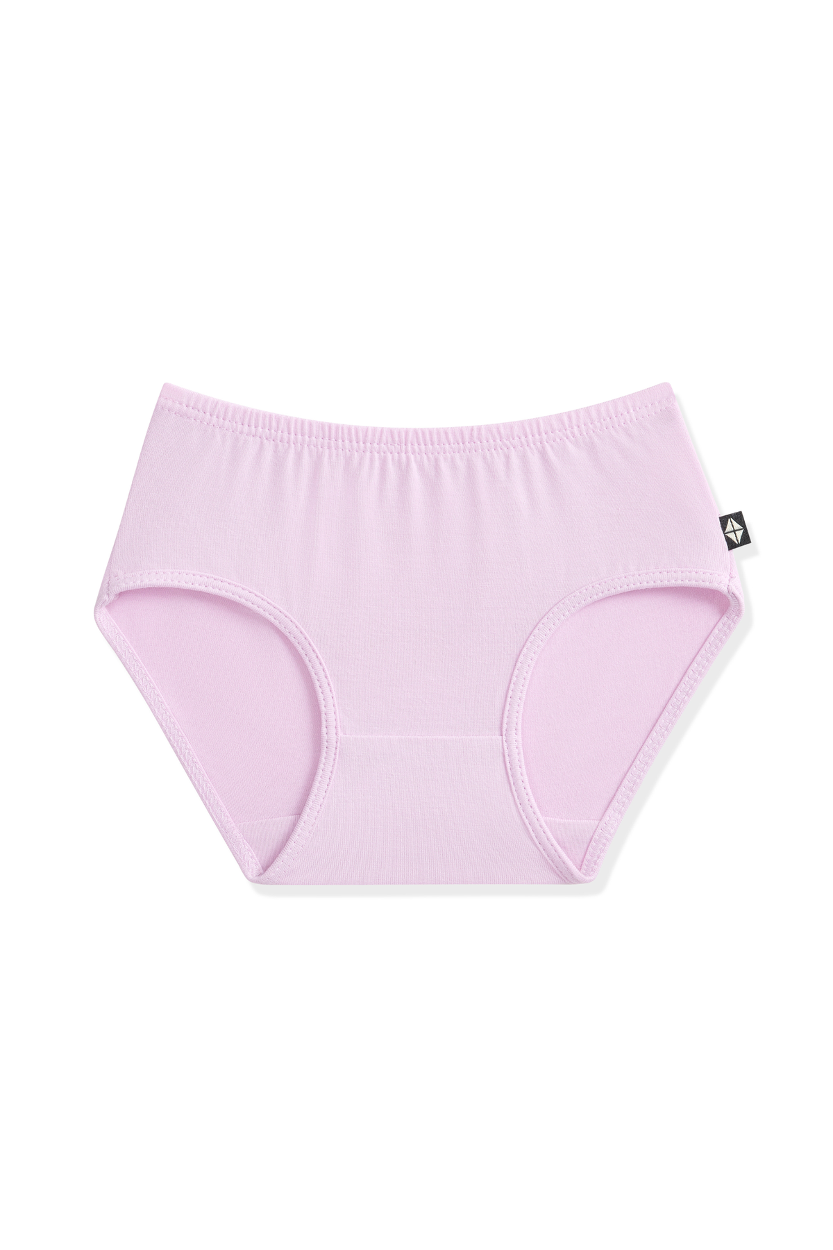 Light purple toddler's underwear on a white background