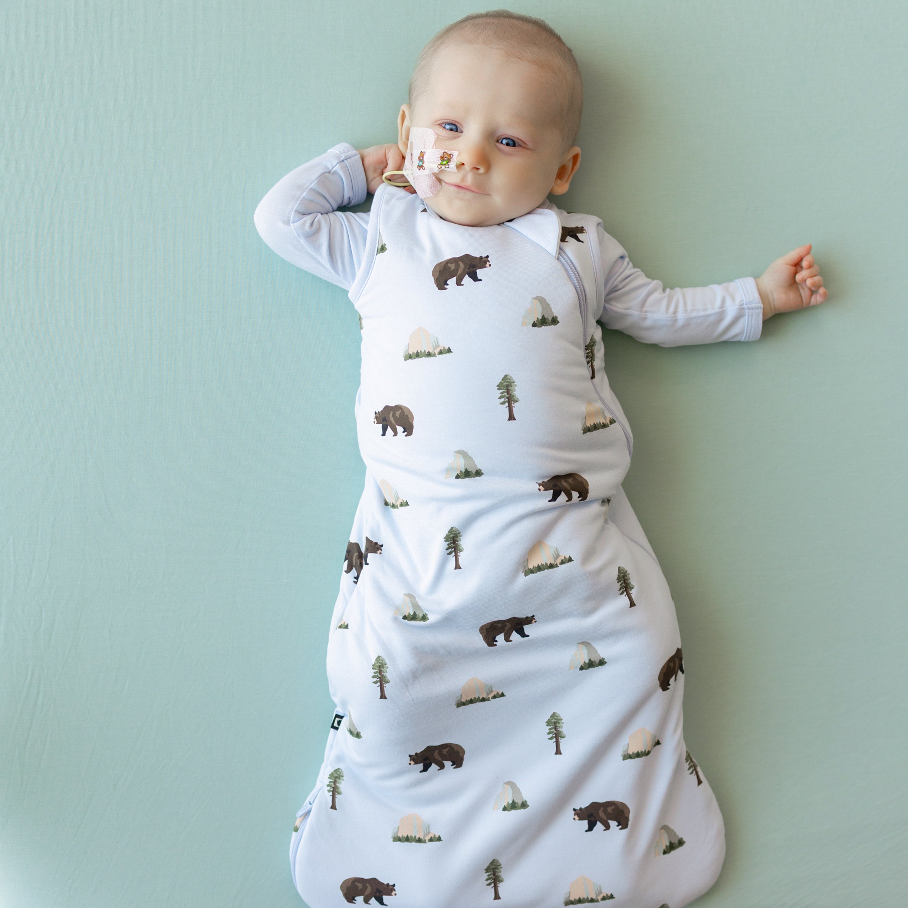 Baby wearing Sleep Bag in Yosemite 1.0