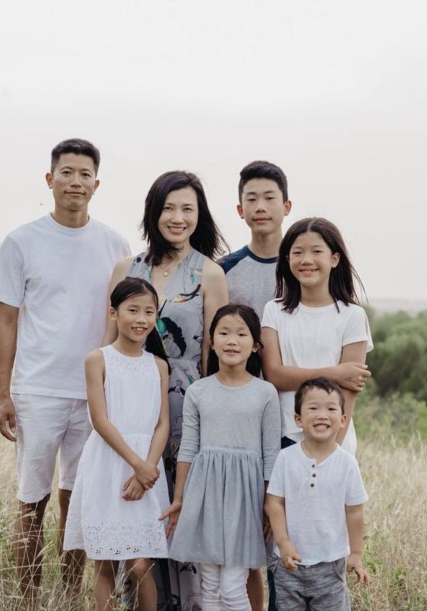 Kyte Baby owner, Ying, and family