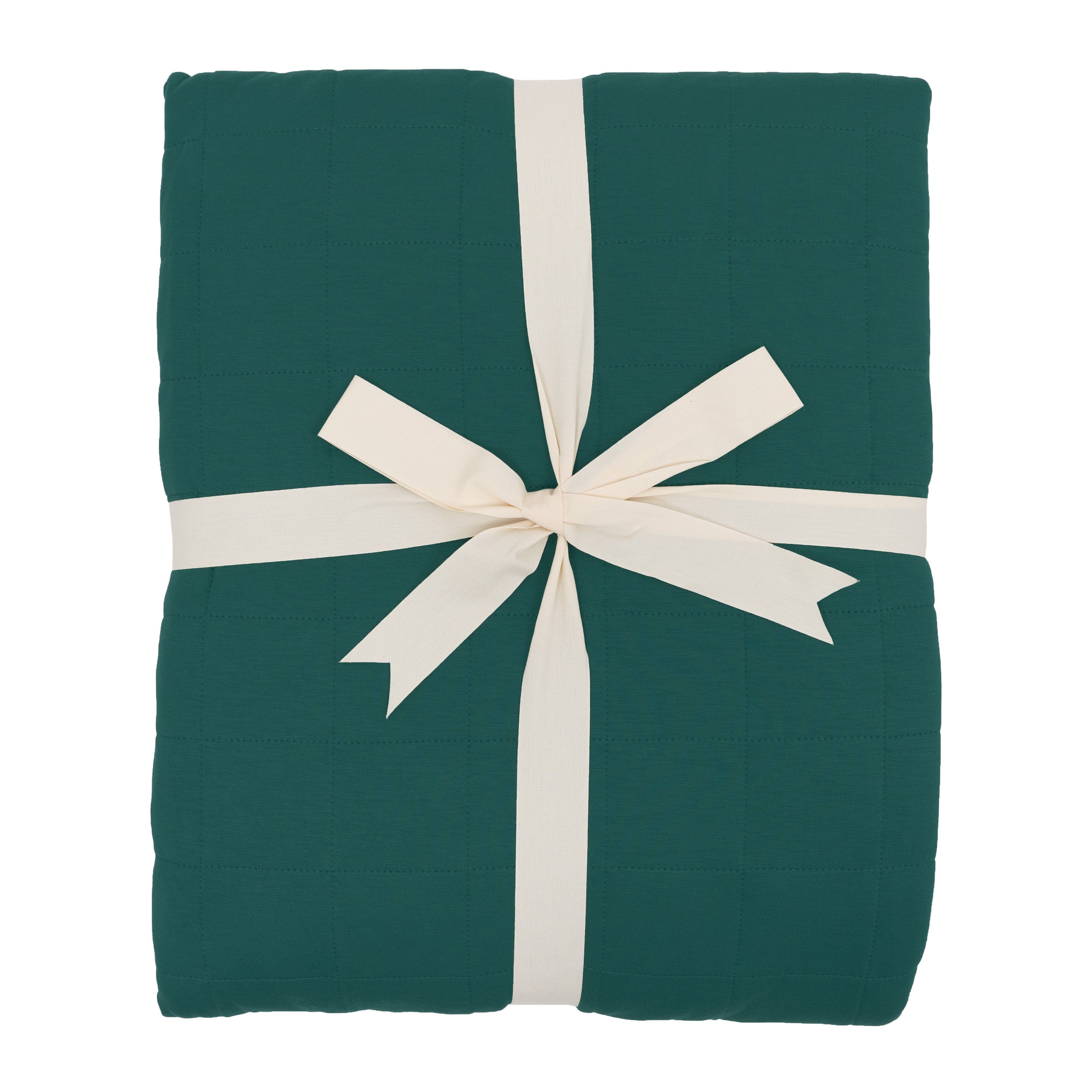 Kyte Baby Adult Quilted Blanket in Emerald 2.5