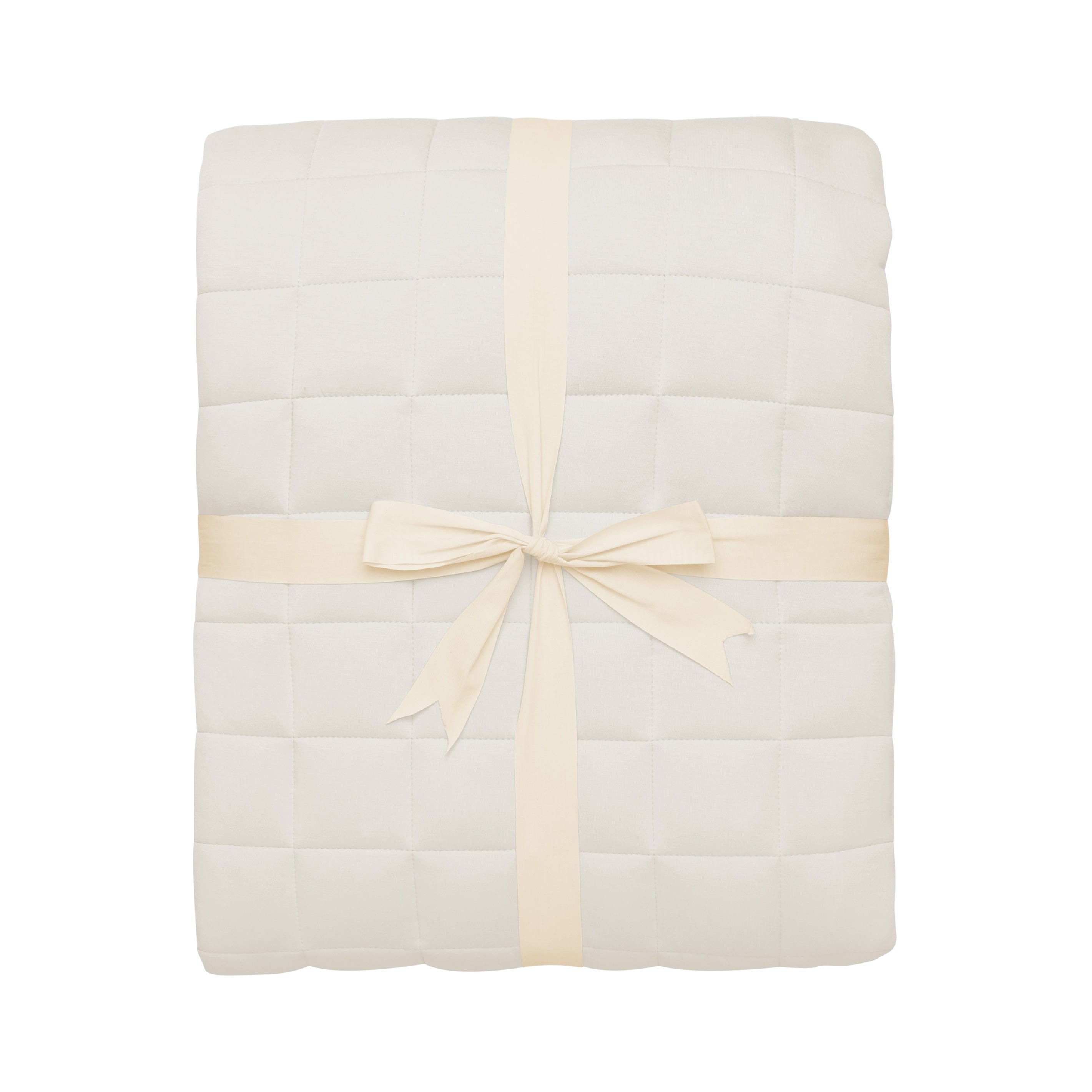 Kyte Baby Adult Quilted Blanket in Oat 3.5