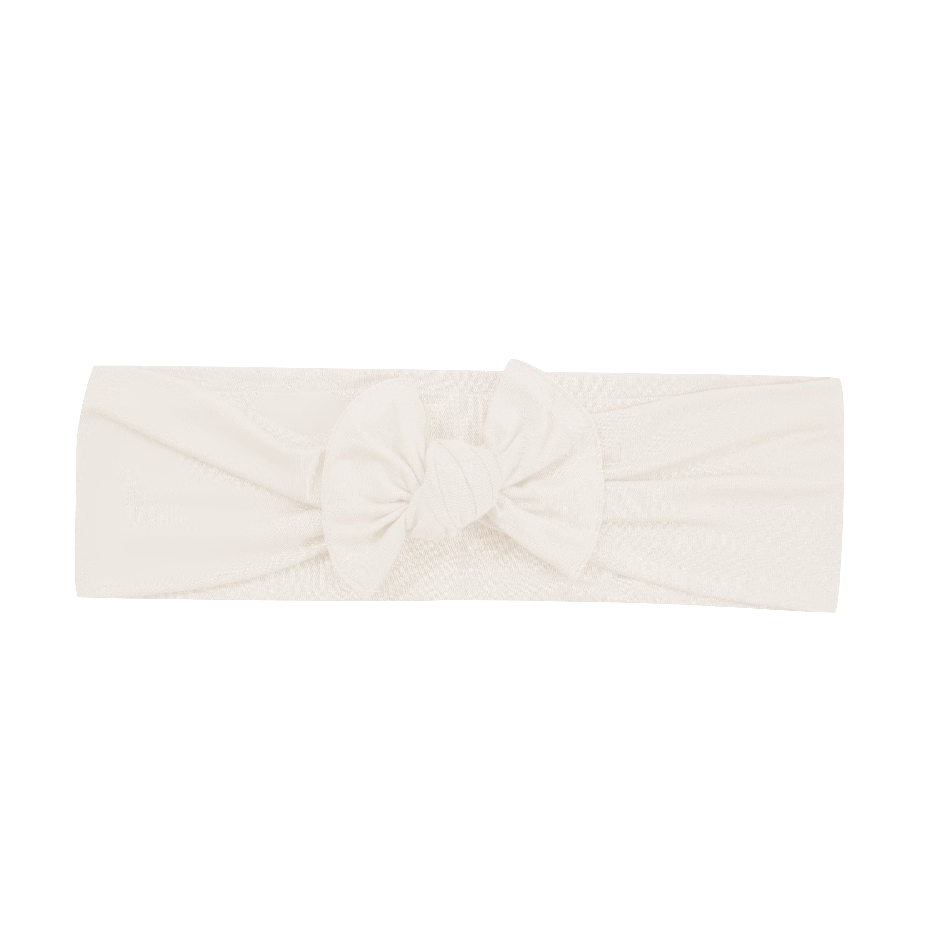 Kyte Baby Adult Bow Headband in Oat