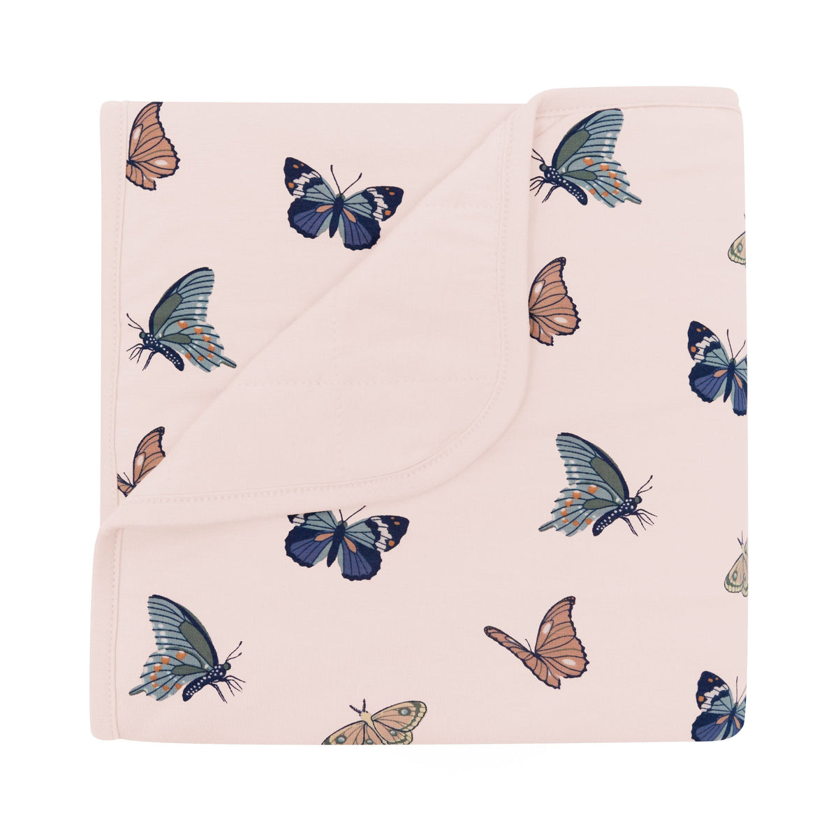 Baby Blanket in Blush Butterfly