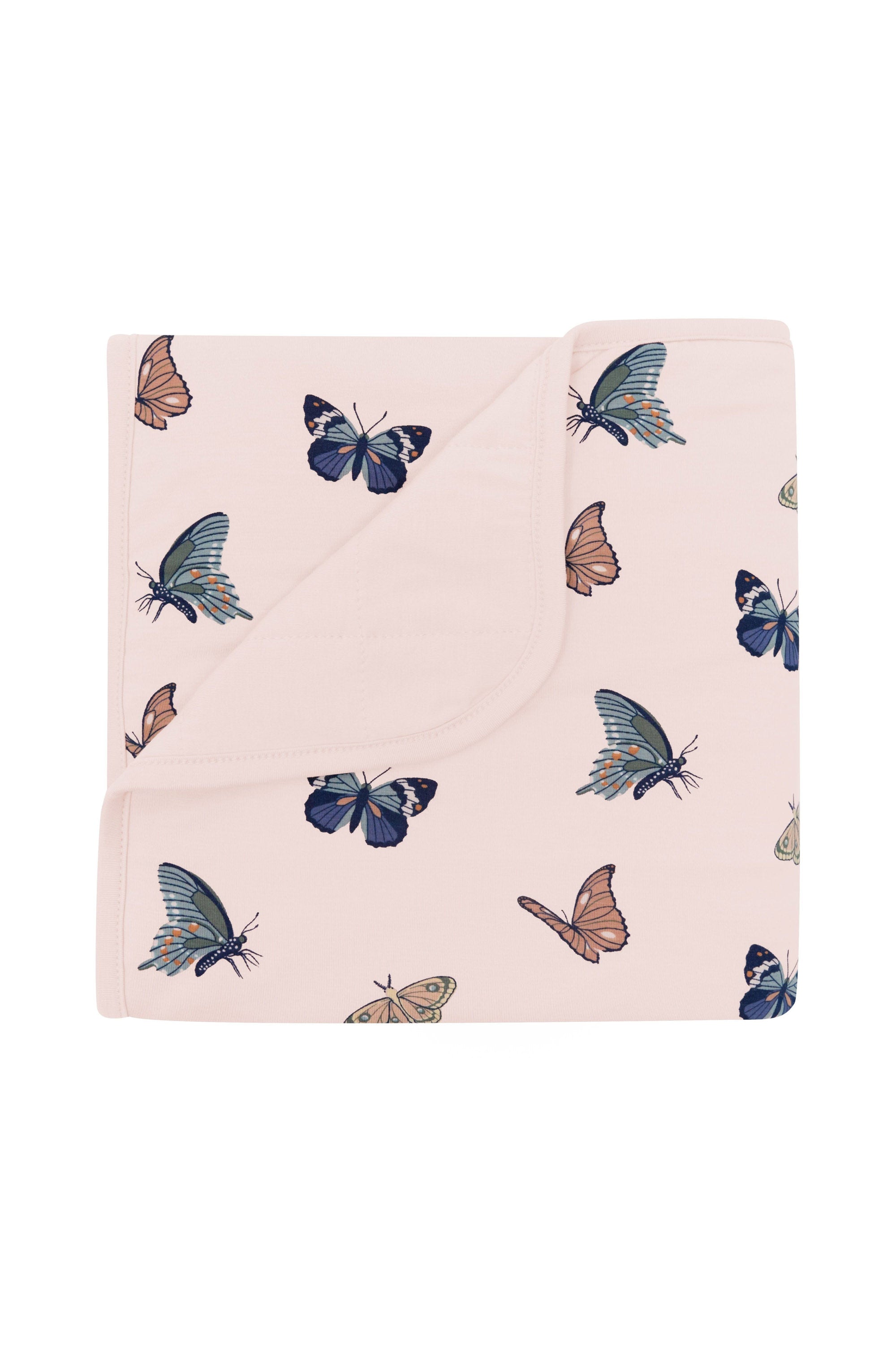 Baby Blanket in Blush Butterfly