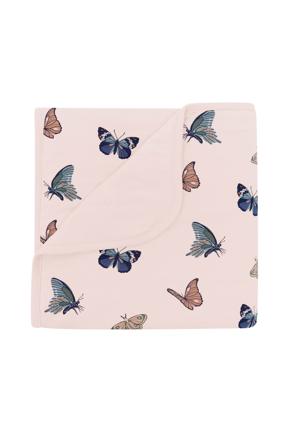 Baby Blanket in Blush Butterfly