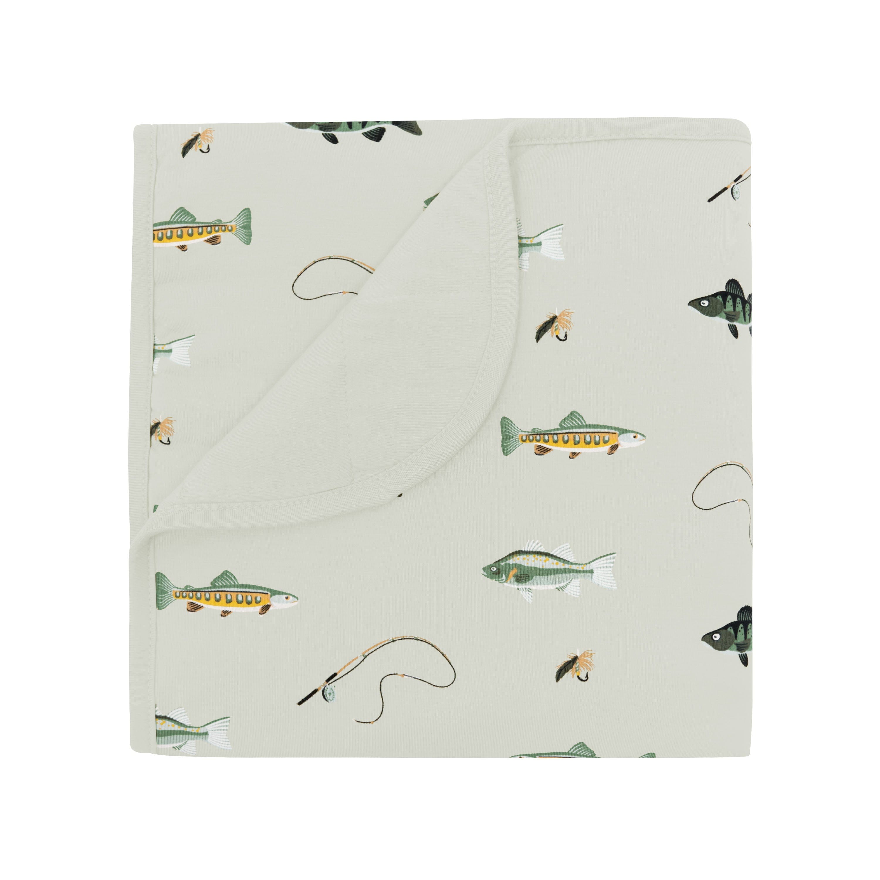 Boys Baby Blanket in Fishing
