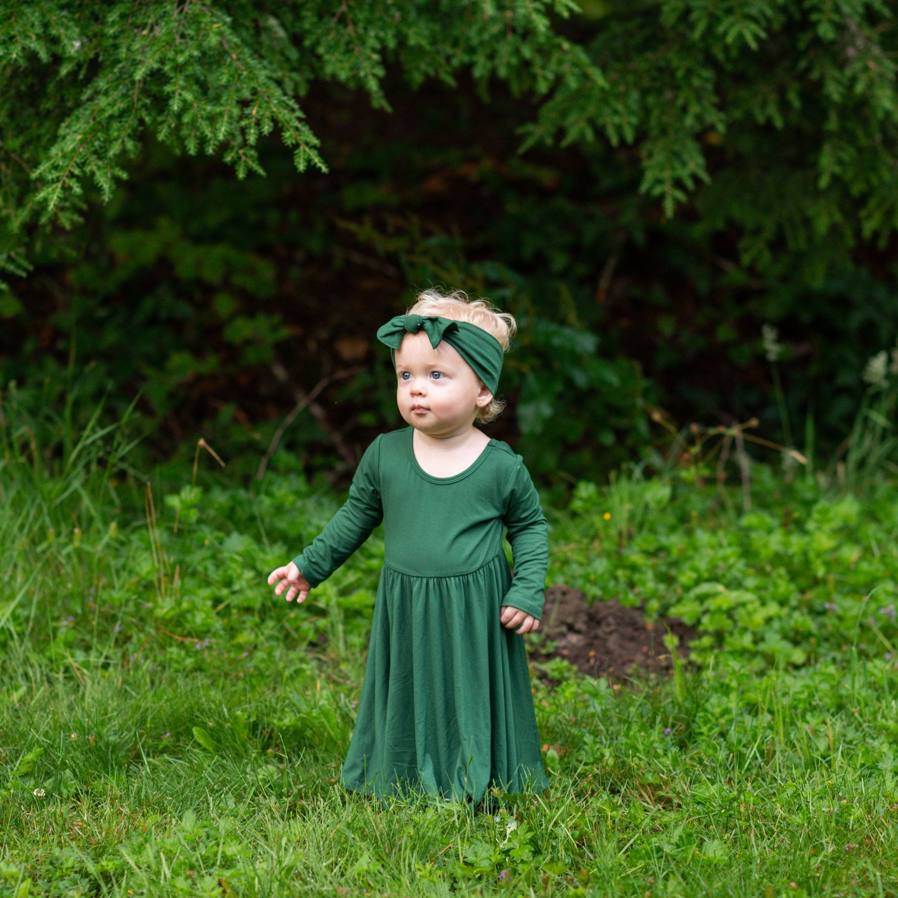 Kyte Baby Baby Bows Bow in Forest