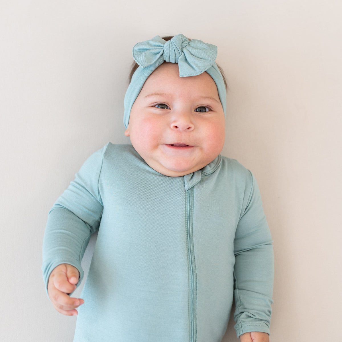 Kyte Baby Baby Bows Bow in Glacier