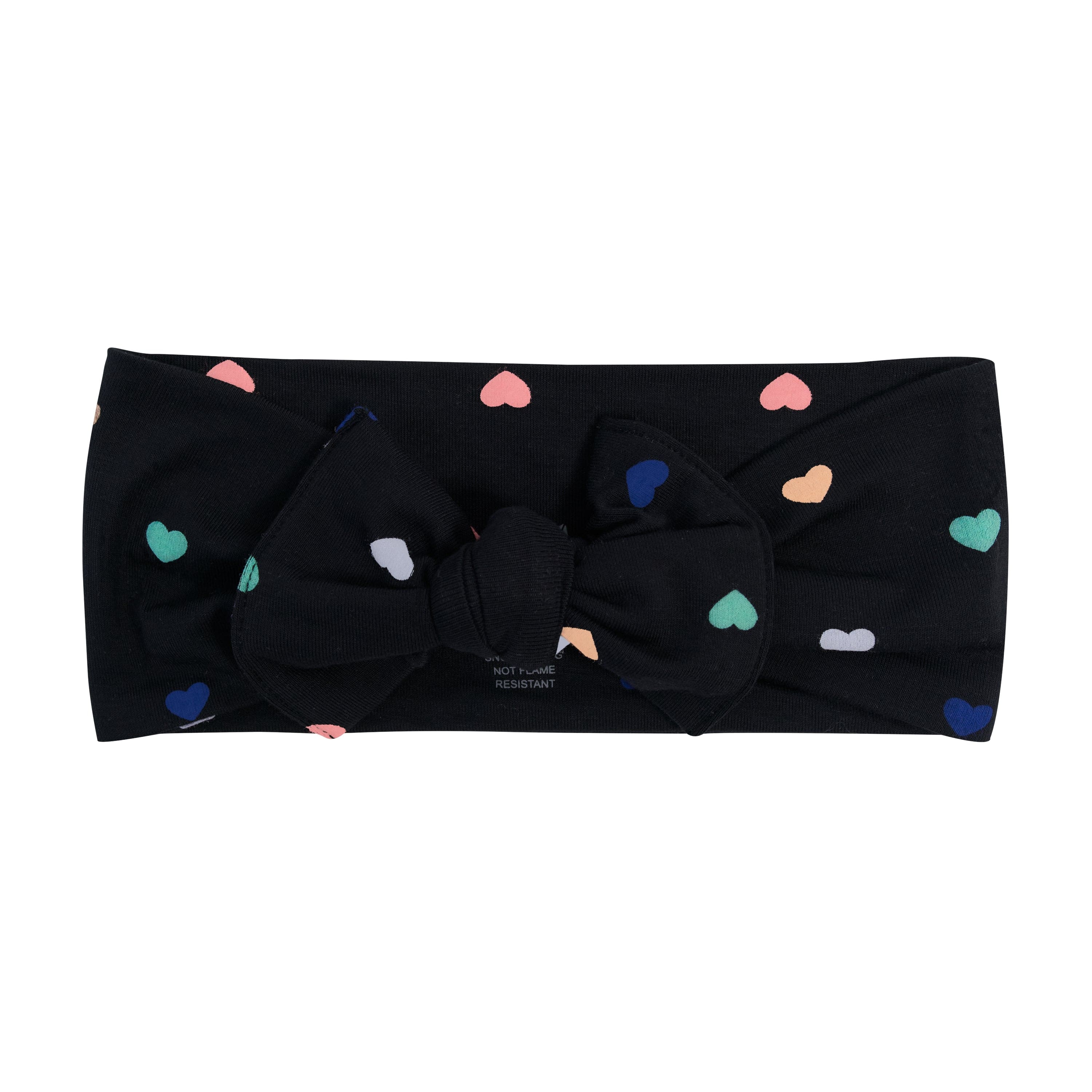 Kyte Baby Baby Bows Bow in Midnight Rainbow Heart