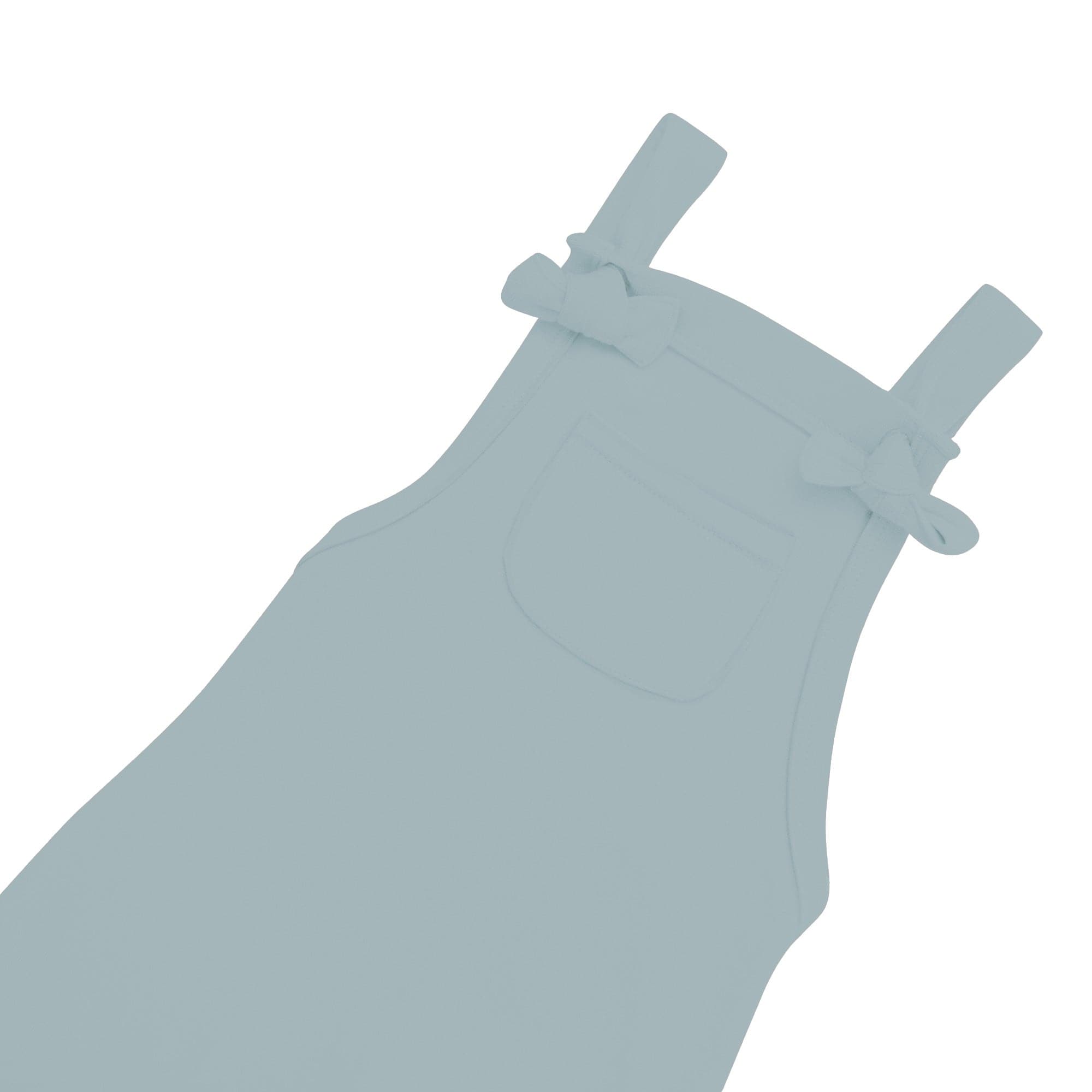 Kyte Baby Baby Overall Bamboo Jersey Overall in Glacier
