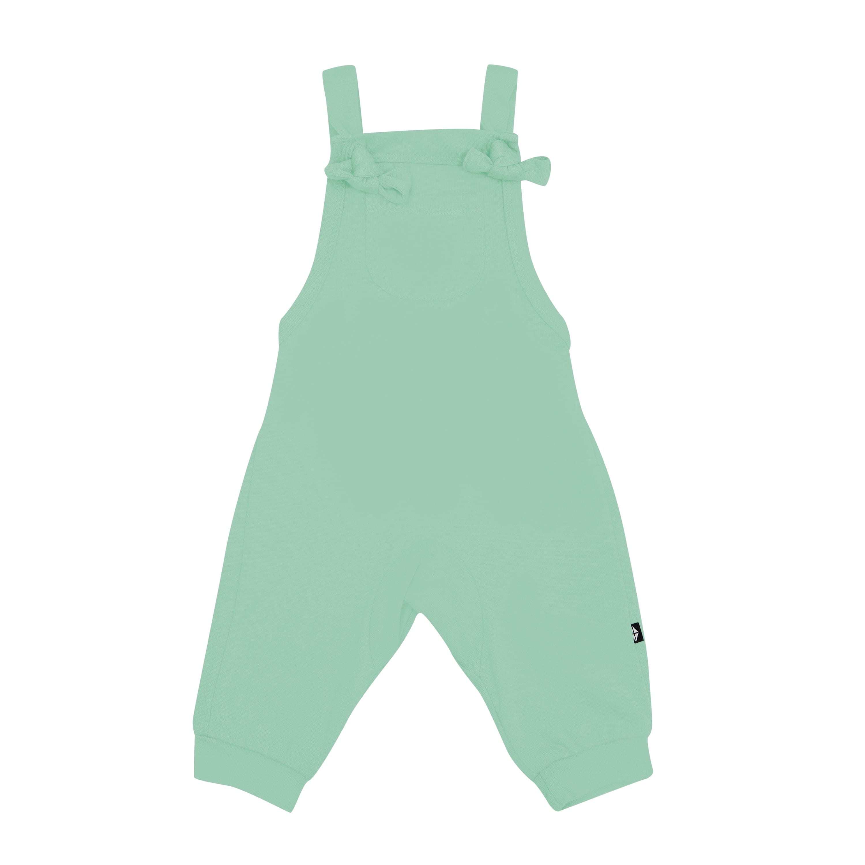 Kyte Baby Baby Overall Bamboo Jersey Overall in Wasabi
