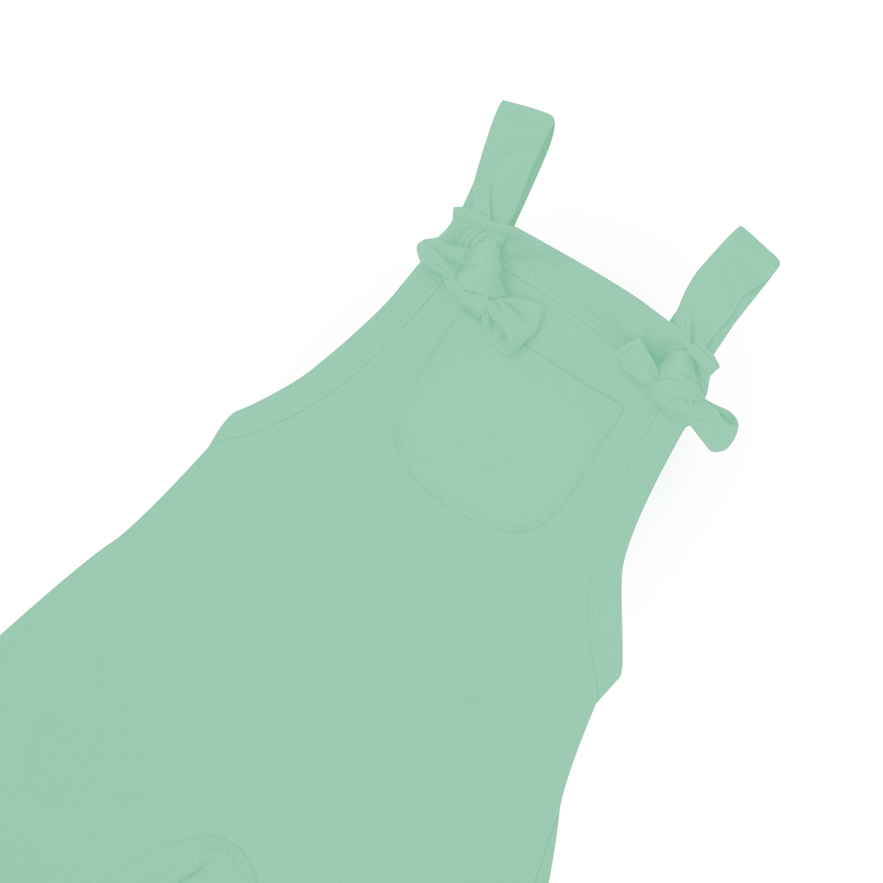 Kyte Baby Baby Overall Bamboo Jersey Overall in Wasabi