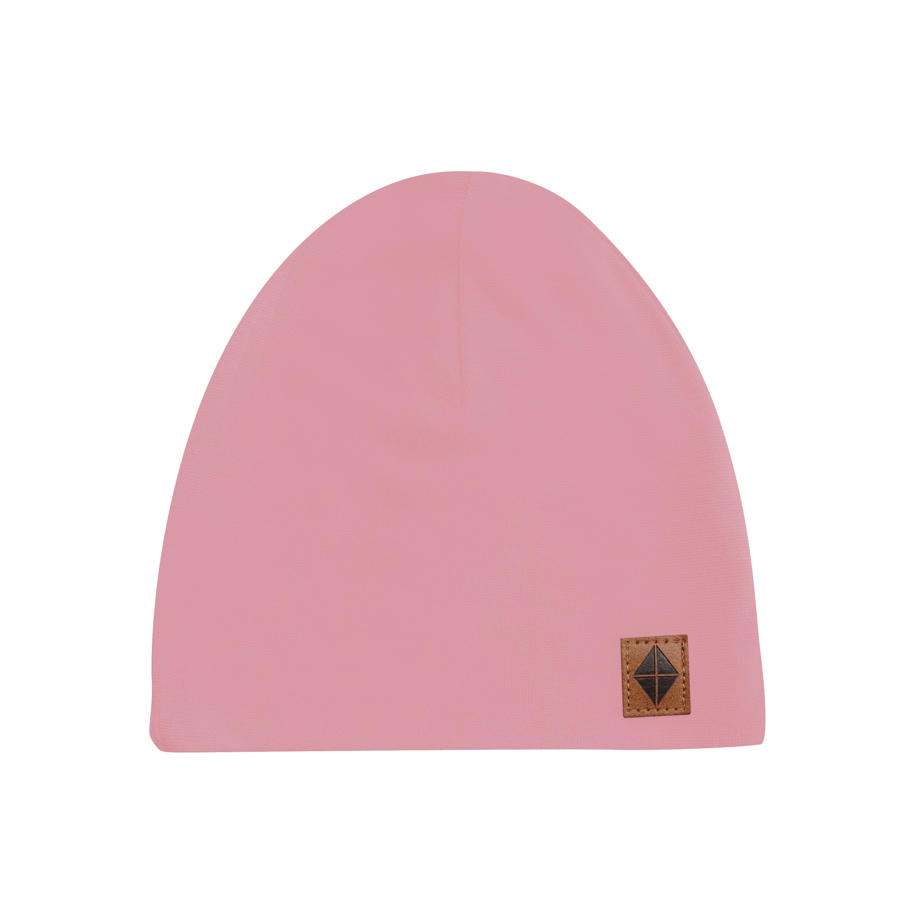 Bamboo Jersey Pink Beanie in Apple Blossom