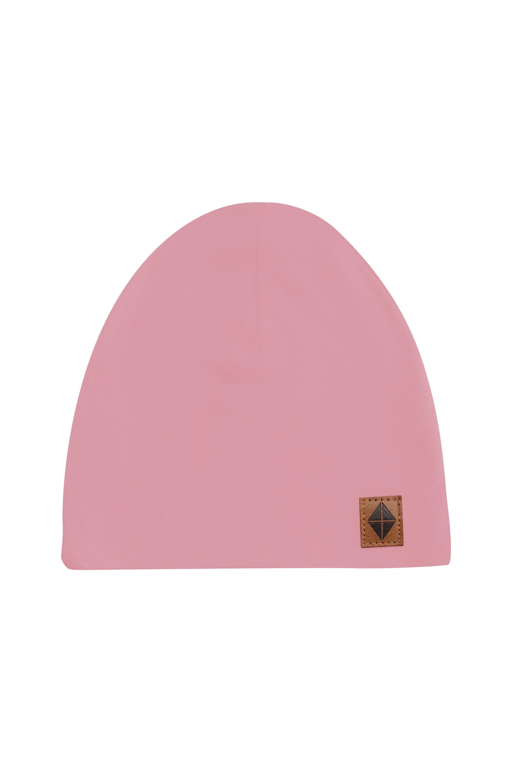 Bamboo Jersey Pink Beanie in Apple Blossom
